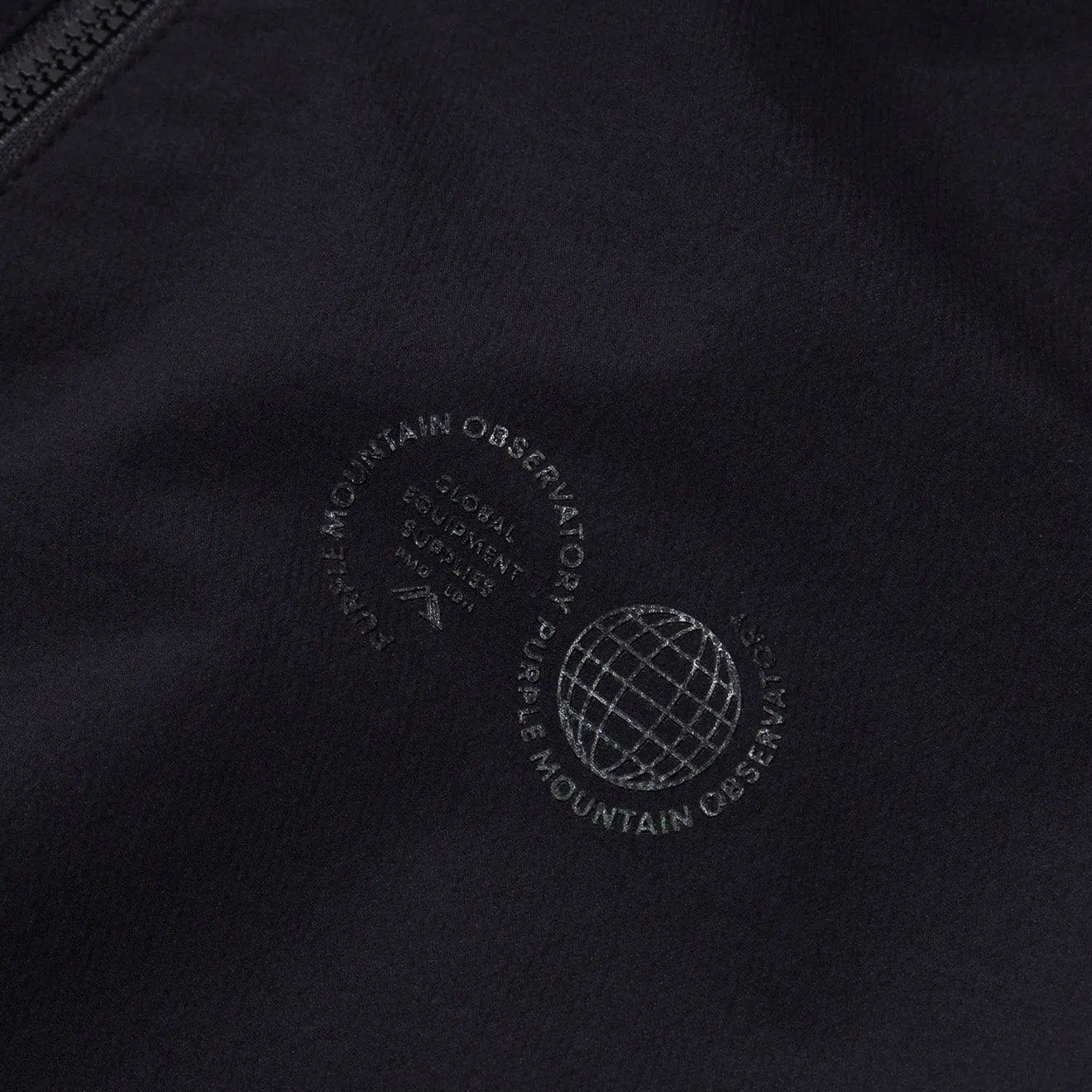 Purple Mountain Observatory Softshell Fortgeschrittene Trichterjacke Schwarz