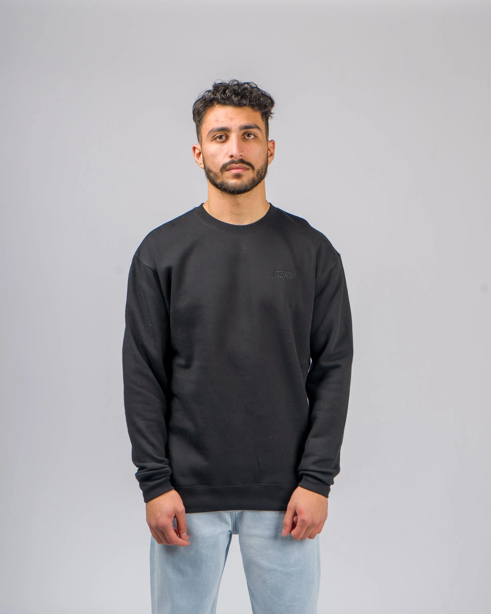 Rebound Heavyweight Crewneck Sweatshirt - Schwarz