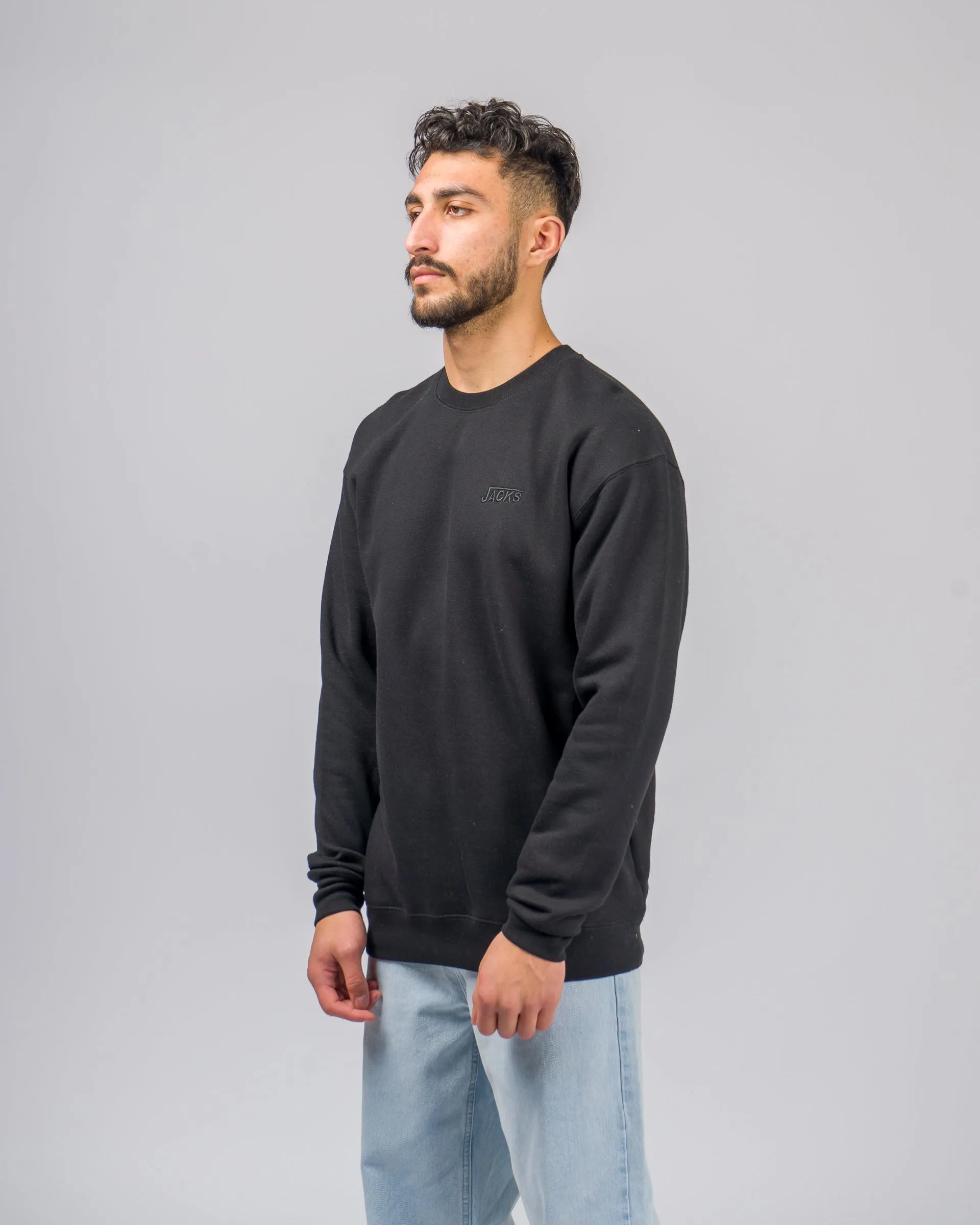 Rebound Heavyweight Crewneck Sweatshirt - Schwarz