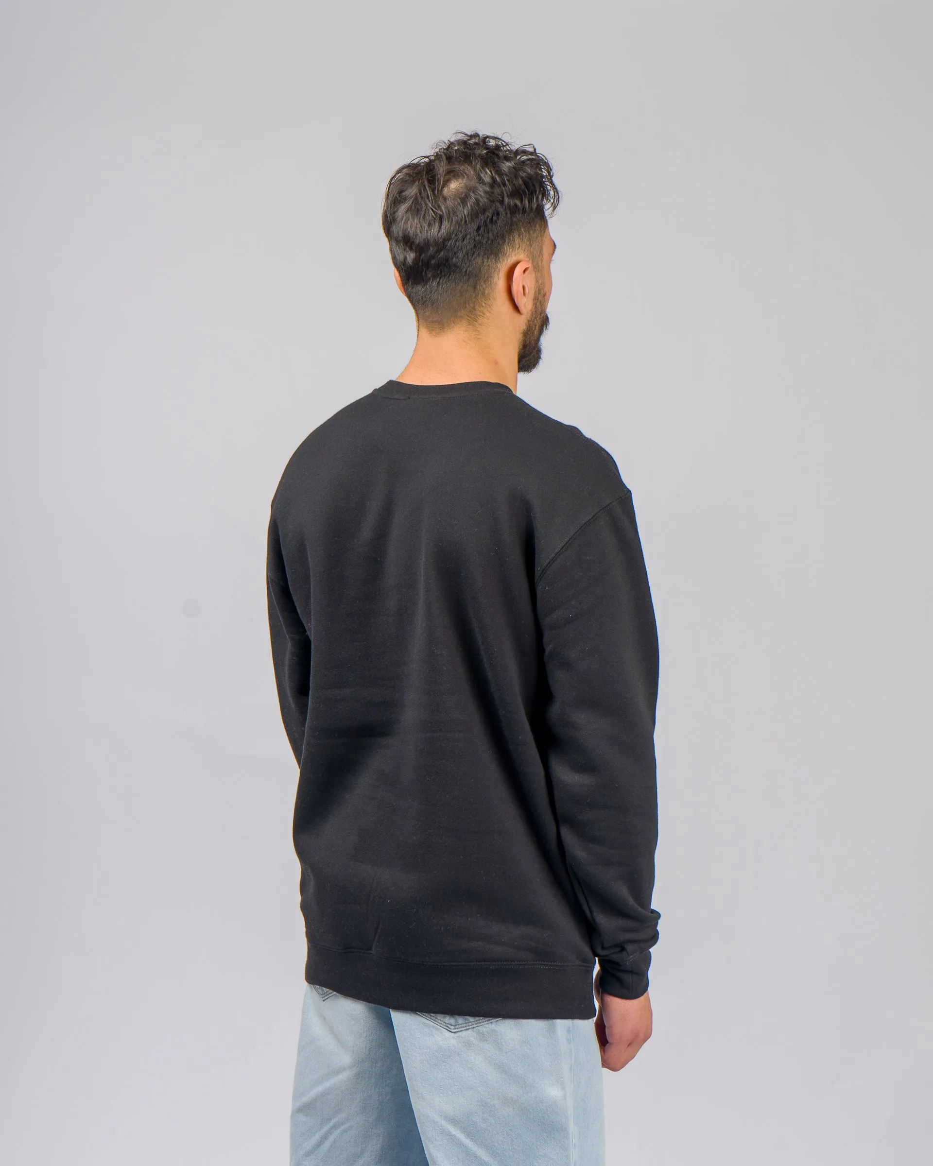 Rebound Heavyweight Crewneck Sweatshirt - Schwarz