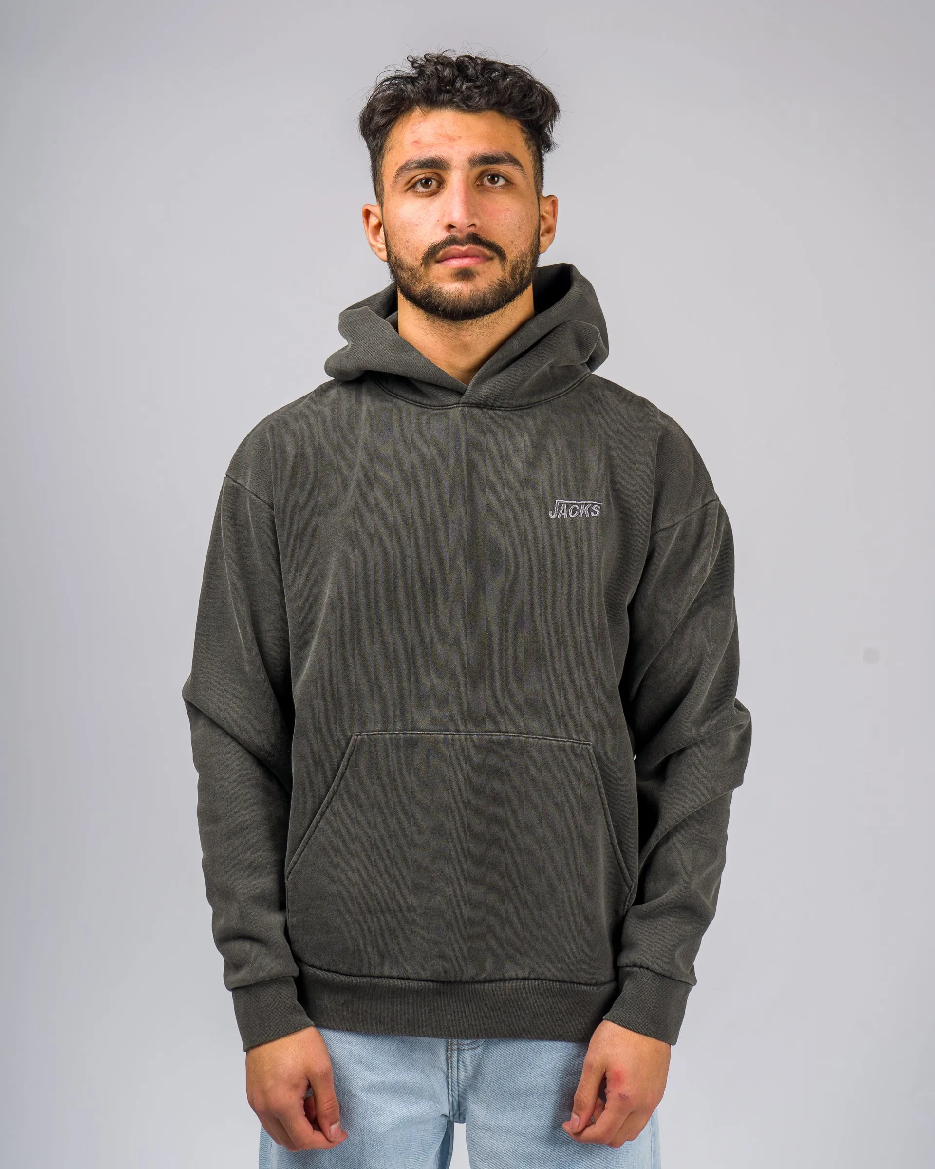 Rebound Schwergewicht Pigment Pullover Kapuzenpullover