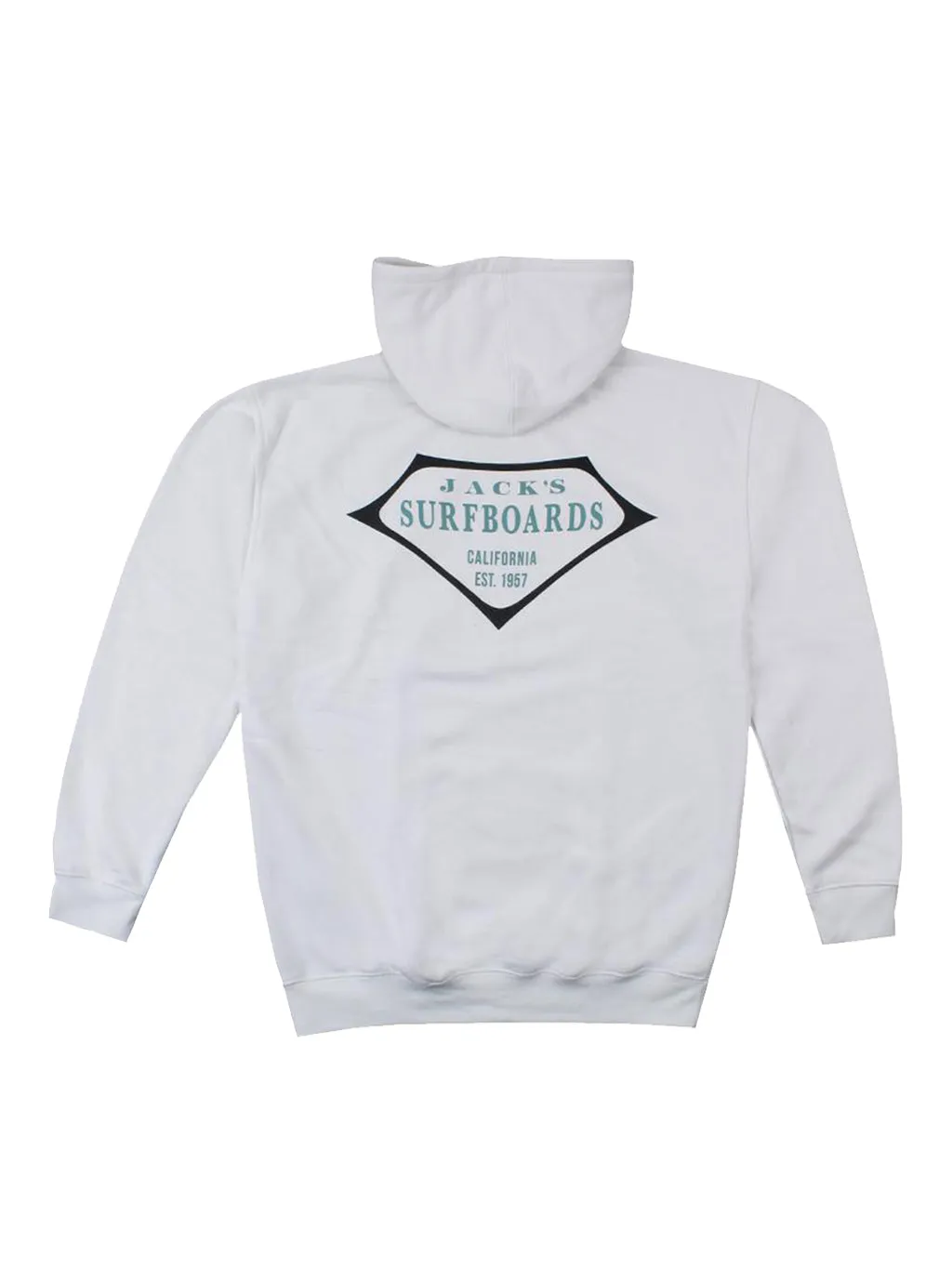 Retro Lam Classic Pullover Hoodie - Weiß
