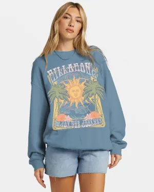 Ride In Übergroßem Crewneck Sweatshirt