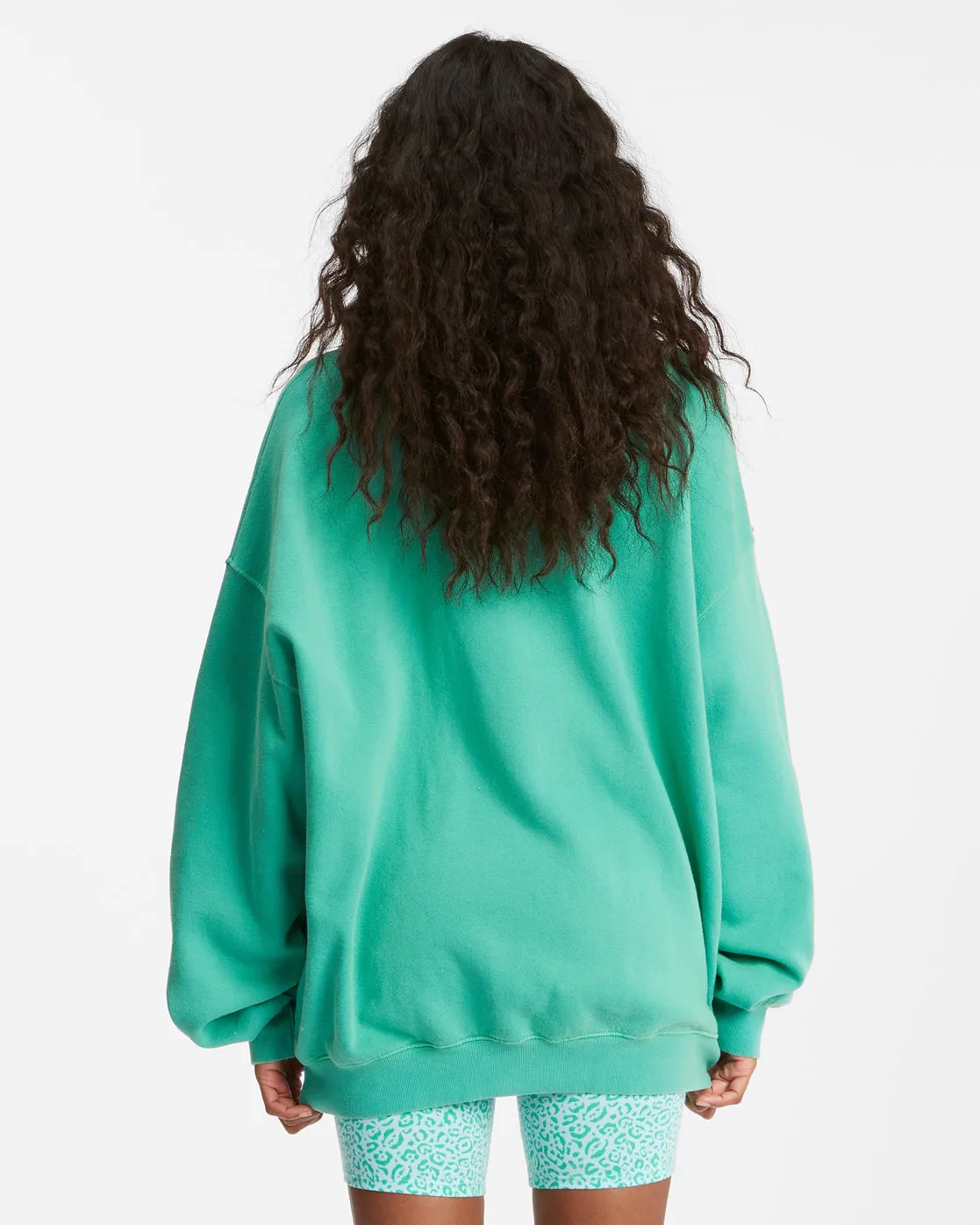 Ride In Übergroßem Crewneck Sweatshirt