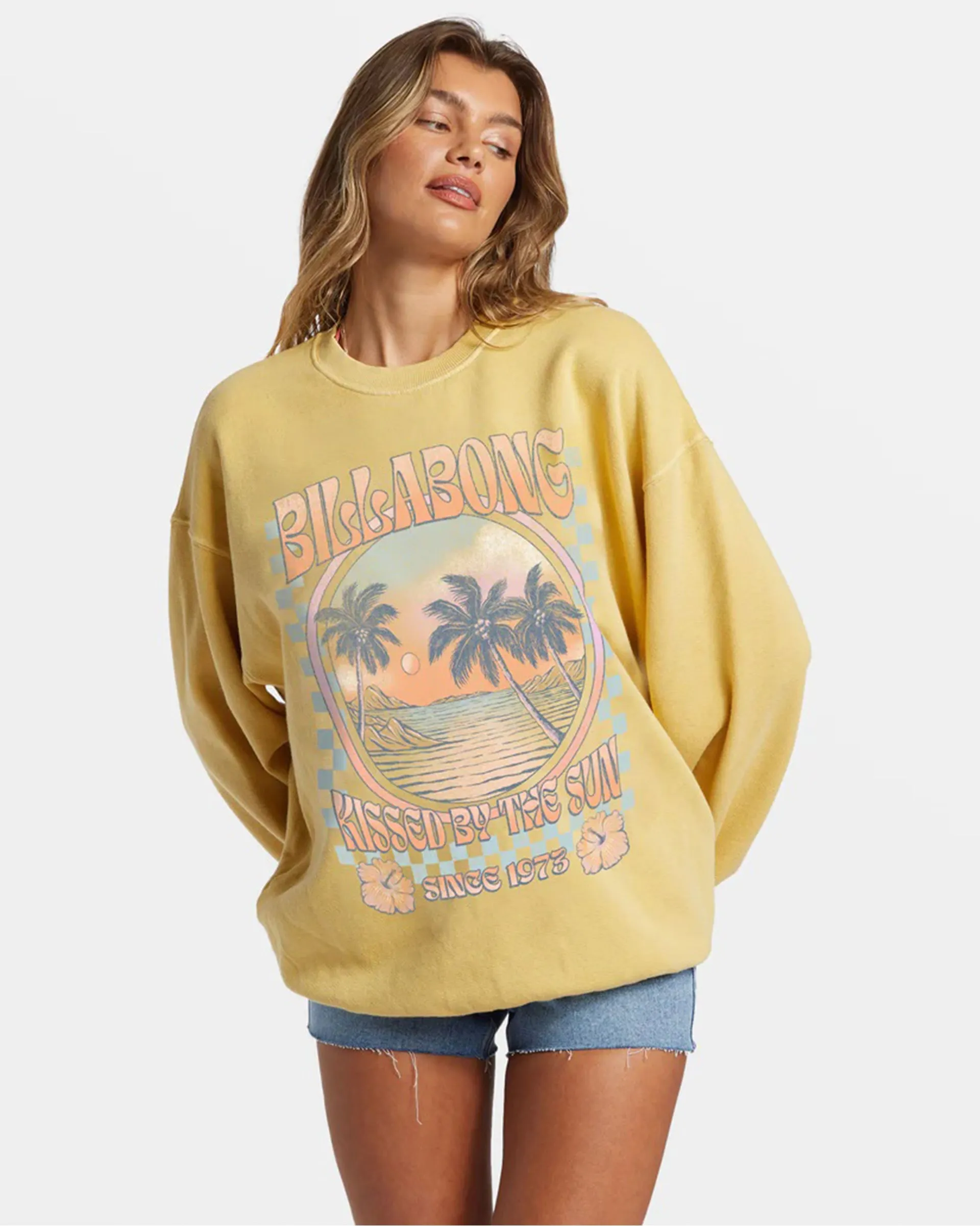 Ride In Übergroßem Crewneck Sweatshirt