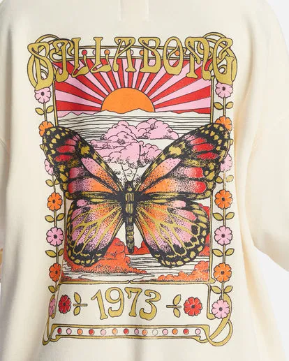 Ride In Übergroßem Crewneck Sweatshirt
