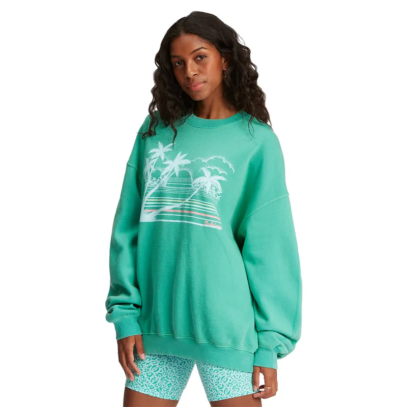 Ride In Übergroßem Crewneck Sweatshirt