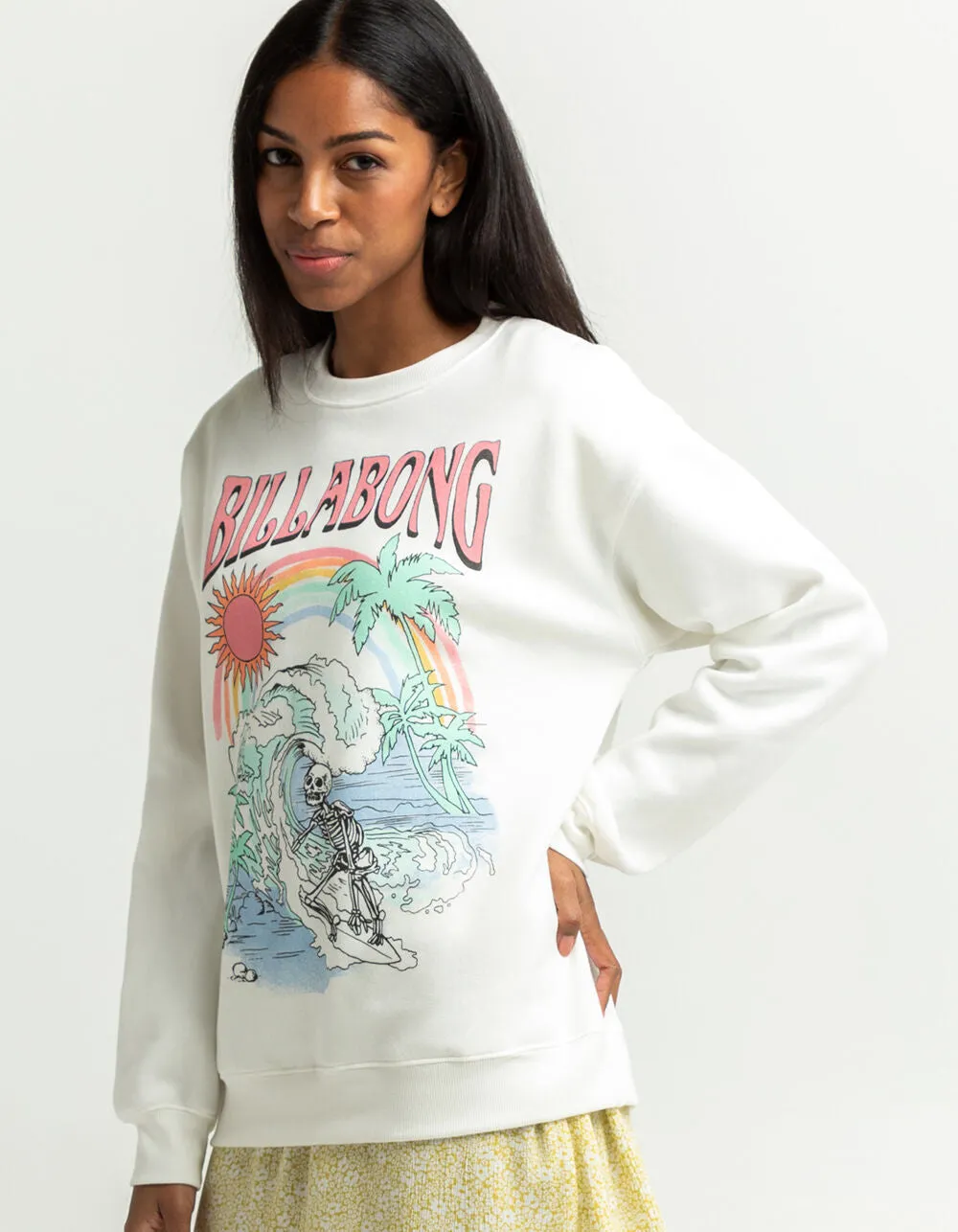 Ride In Übergroßem Crewneck Sweatshirt