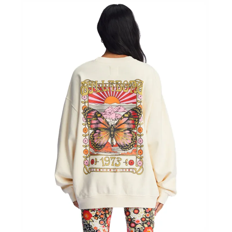 Ride In Übergroßem Crewneck Sweatshirt