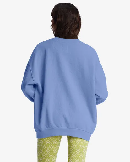 Ride In Übergroßem Crewneck Sweatshirt