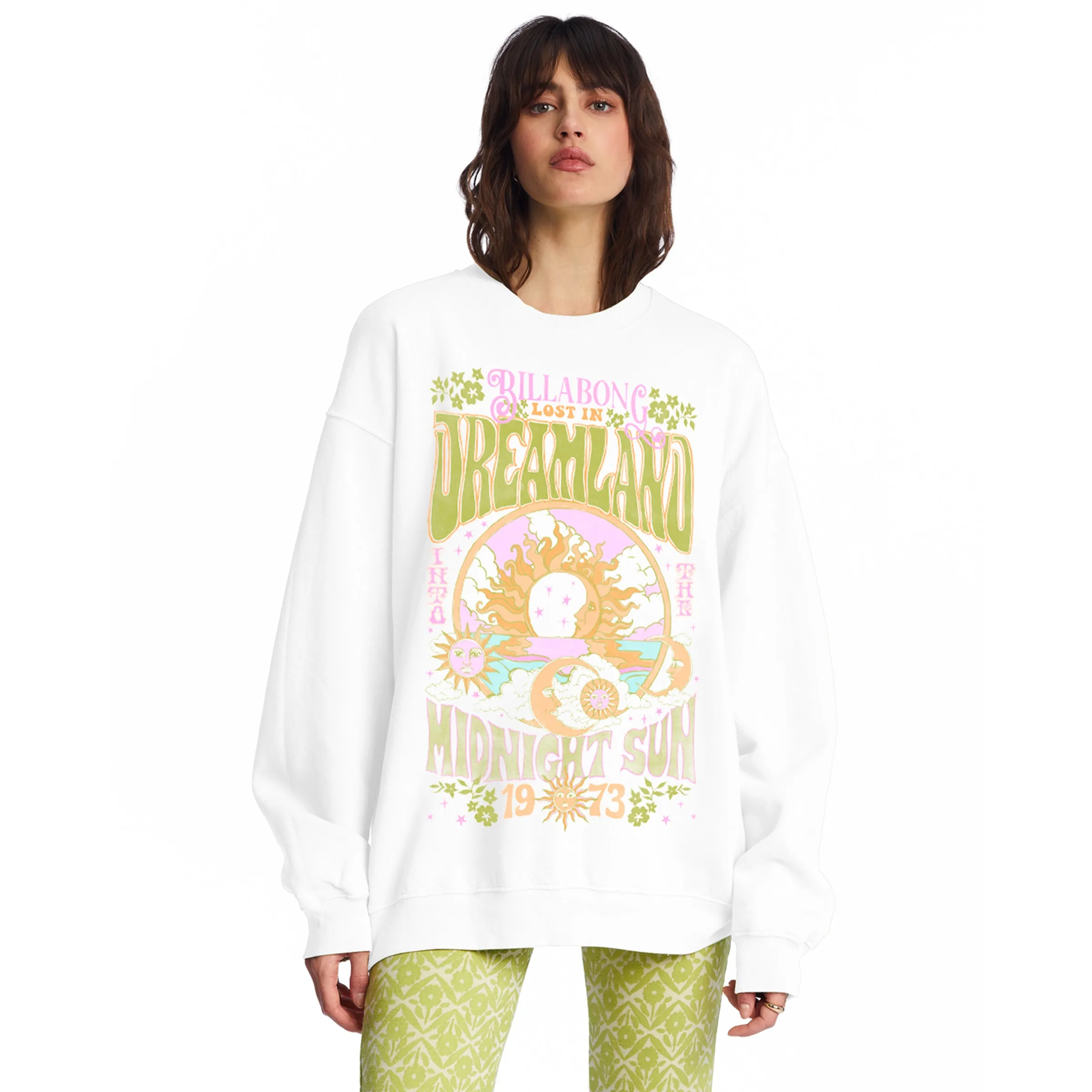 Ride In Übergroßem Crewneck Sweatshirt