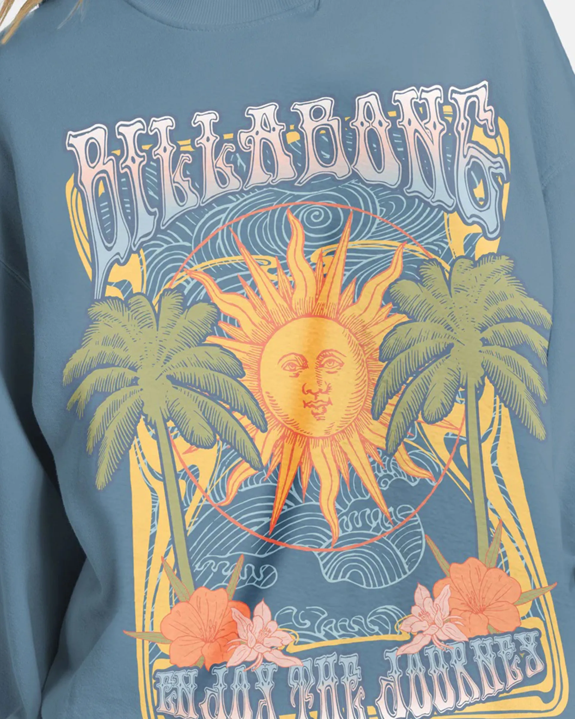 Ride In Übergroßem Crewneck Sweatshirt