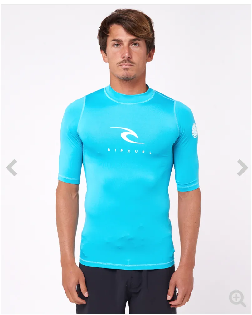 Ripcurl Corps Kurzarm UV-Shirt - Blau