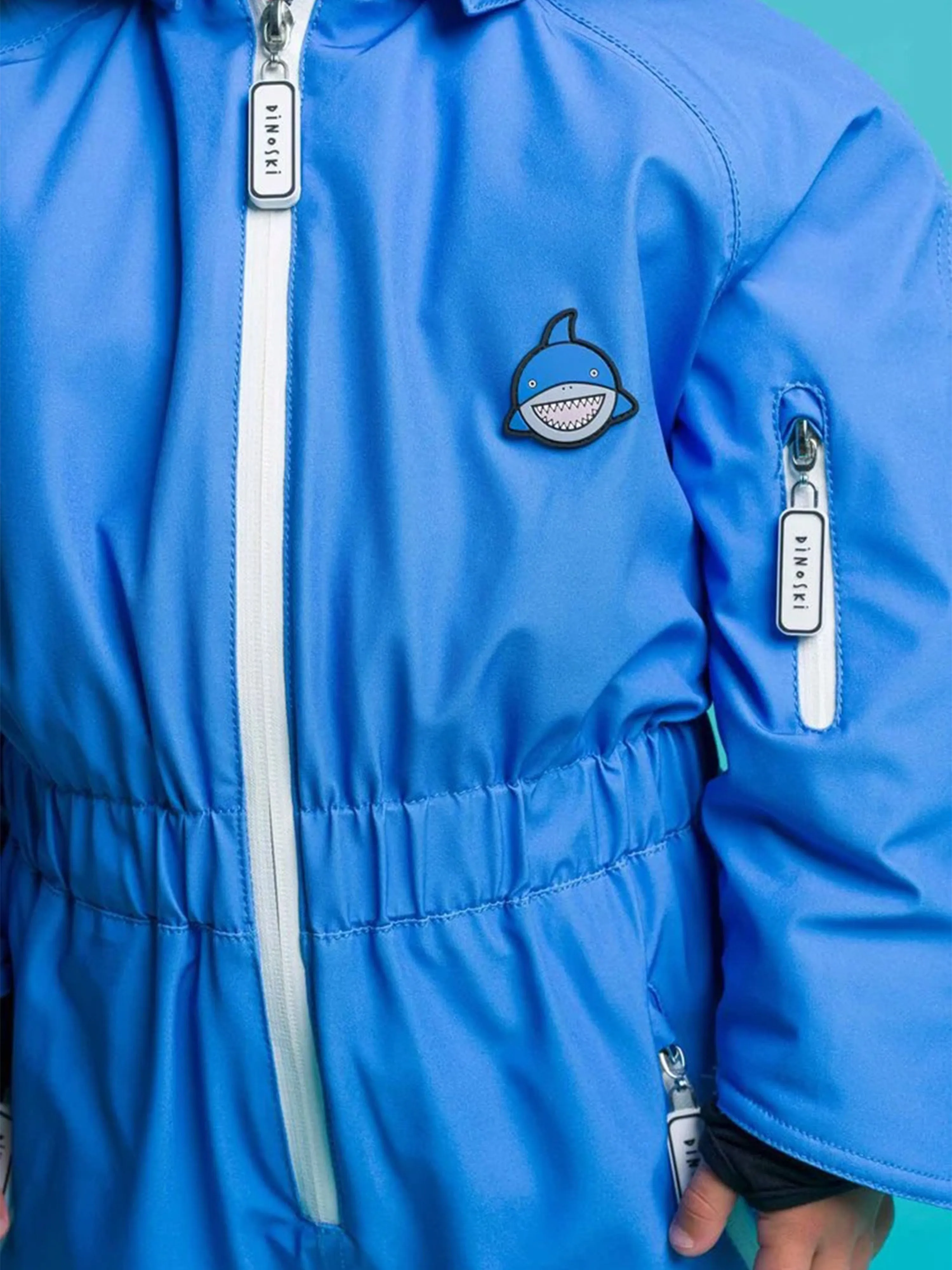 Roarsome Boys Reef Der Hai Schneeanzug in Blau