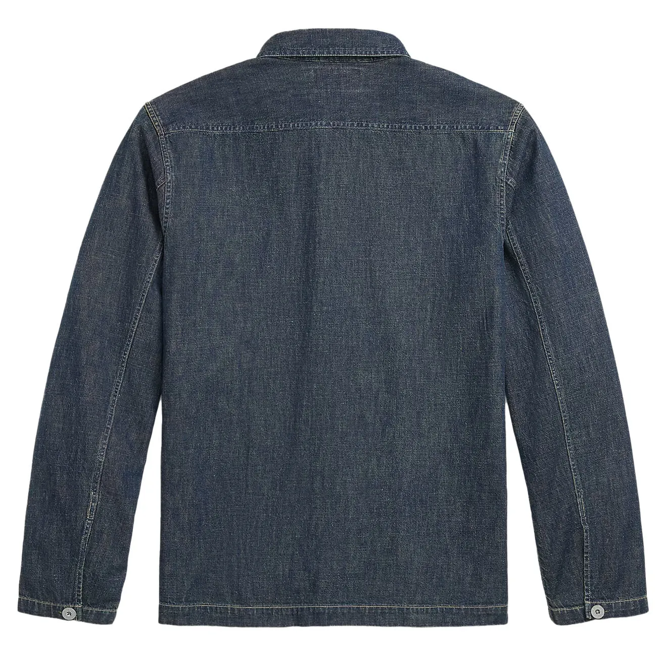 RRL By Ralph Lauren Indigo Denim Overshirt Dunkelwäsche
