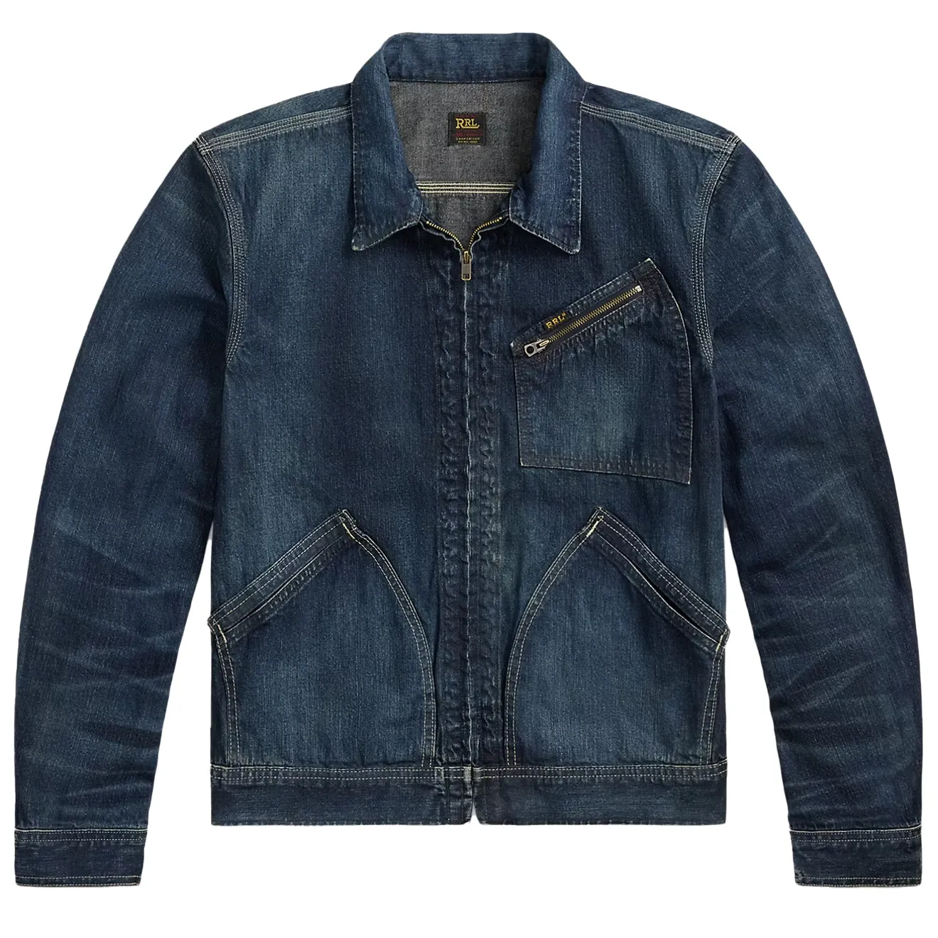 RRL By Ralph Lauren Jacke Ungefüttertes Hemdjacke Leyton Wash