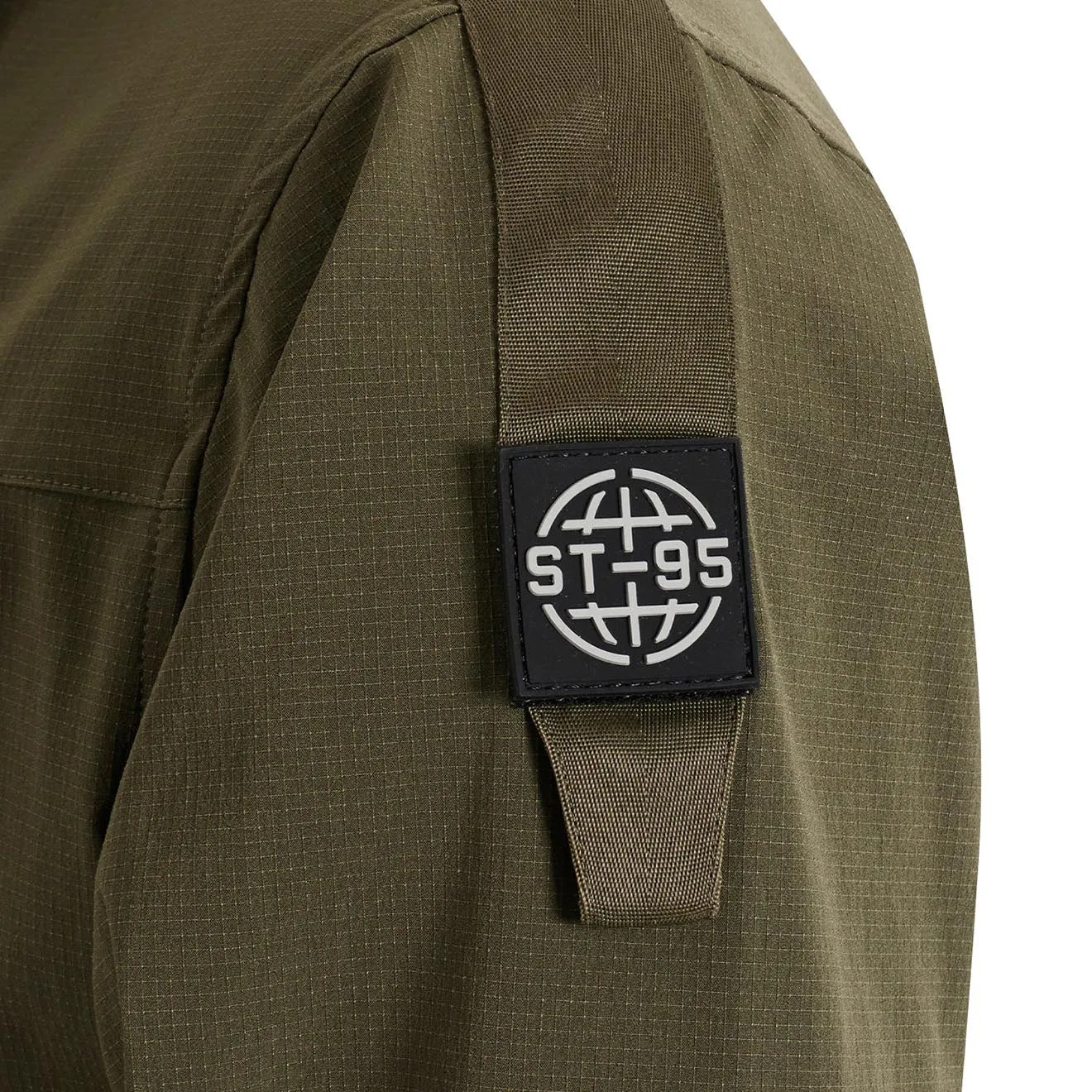 ST95 4-Wege-Stretch-Jacke mit durchgehendem Reißverschluss in Olive