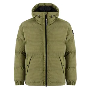 ST95 Kapuzen-Pufferjacke Hellgrün
