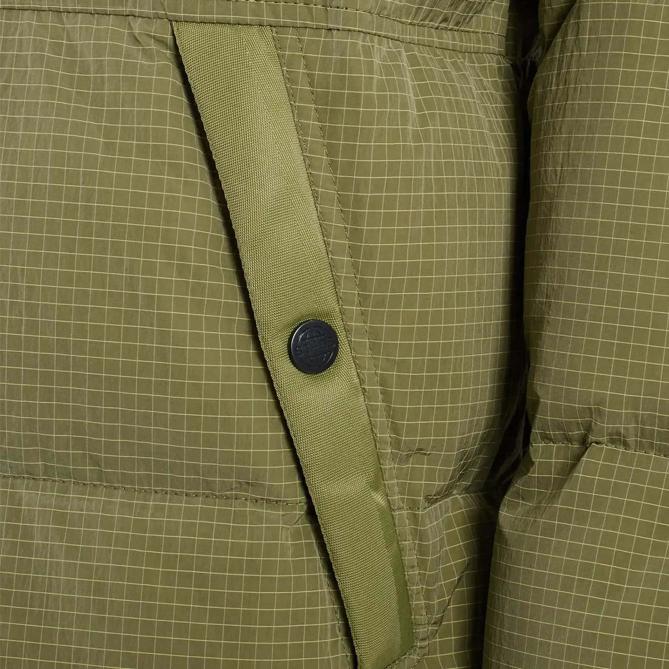 ST95 Kapuzen-Pufferjacke Hellgrün