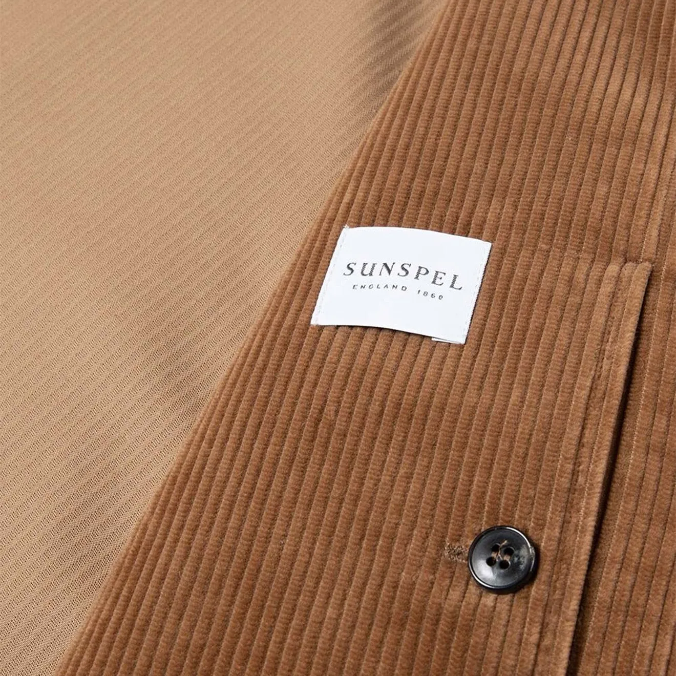 Sunspel Harrington Jacket Dunkel Kamel