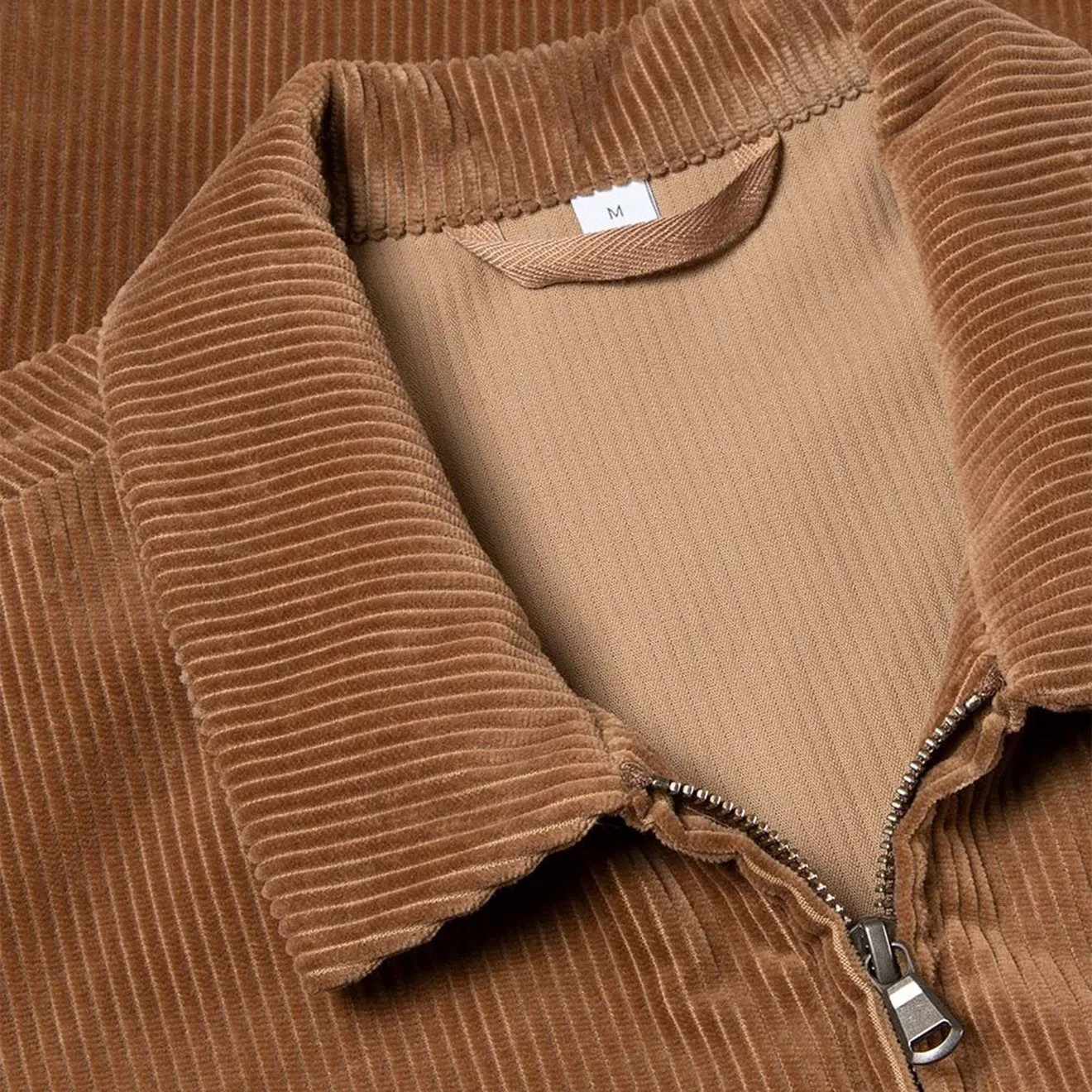 Sunspel Harrington Jacket Dunkel Kamel