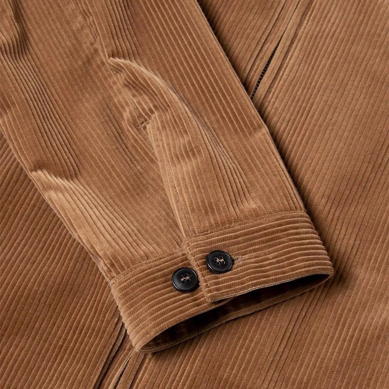 Sunspel Harrington Jacket Dunkel Kamel