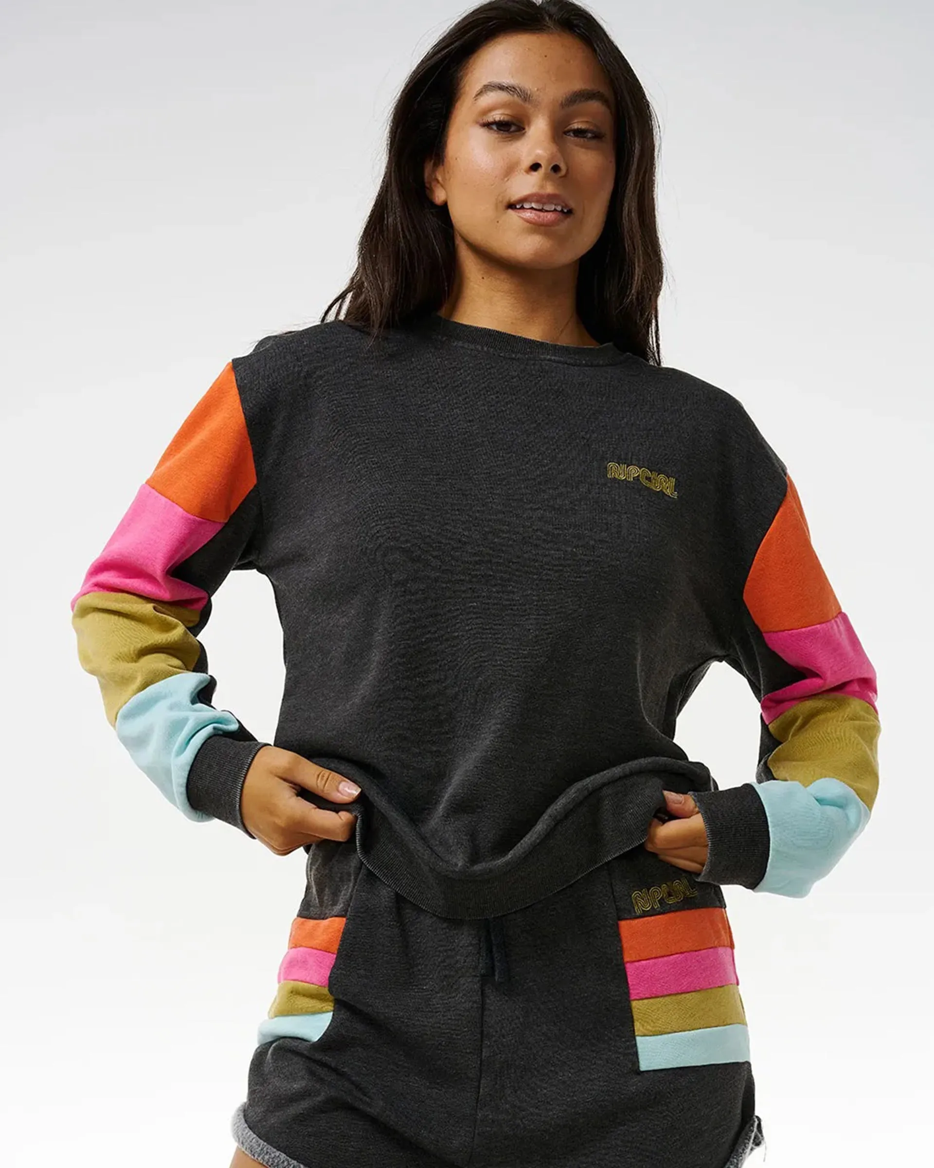 Surf Revival Schnitt- und Näh-Crewneck