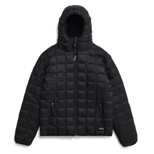 Taion Down Boa Reversibles Hoodie Schwarz / Schwarz