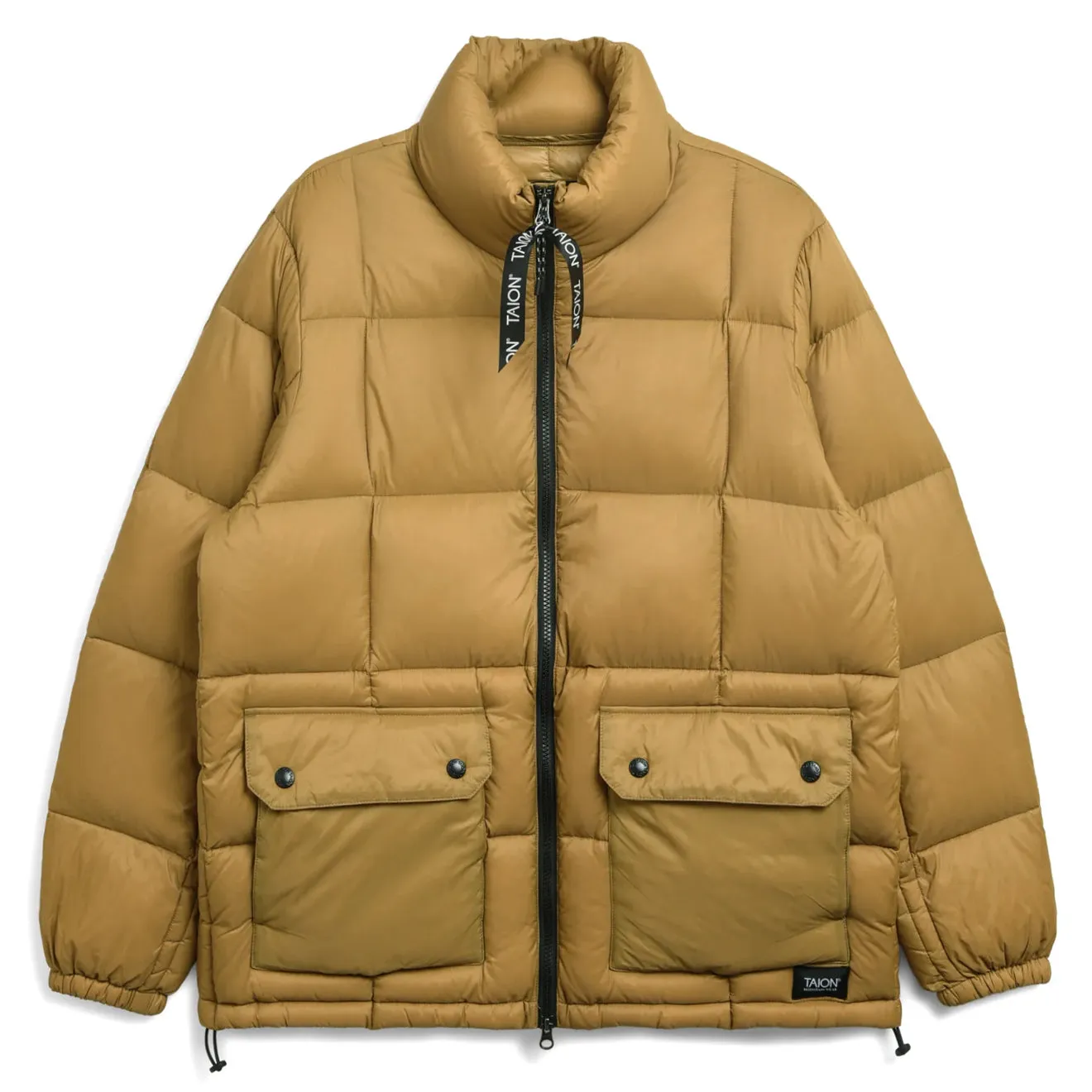 Taion Mountain Packable Volumenreduzierbare Daunenjacke Beige