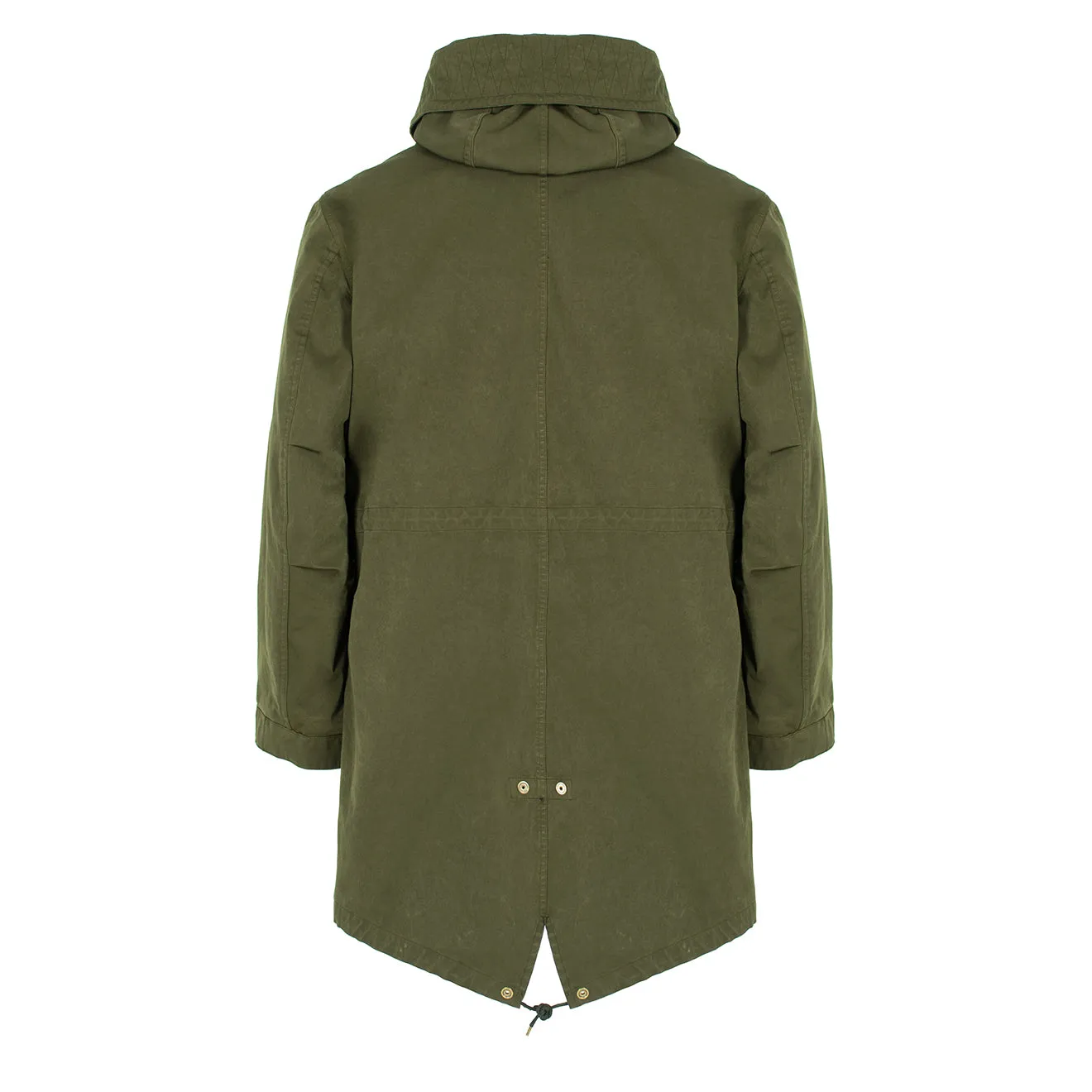 Ten C Kapuzen-Parka Jacke Grün