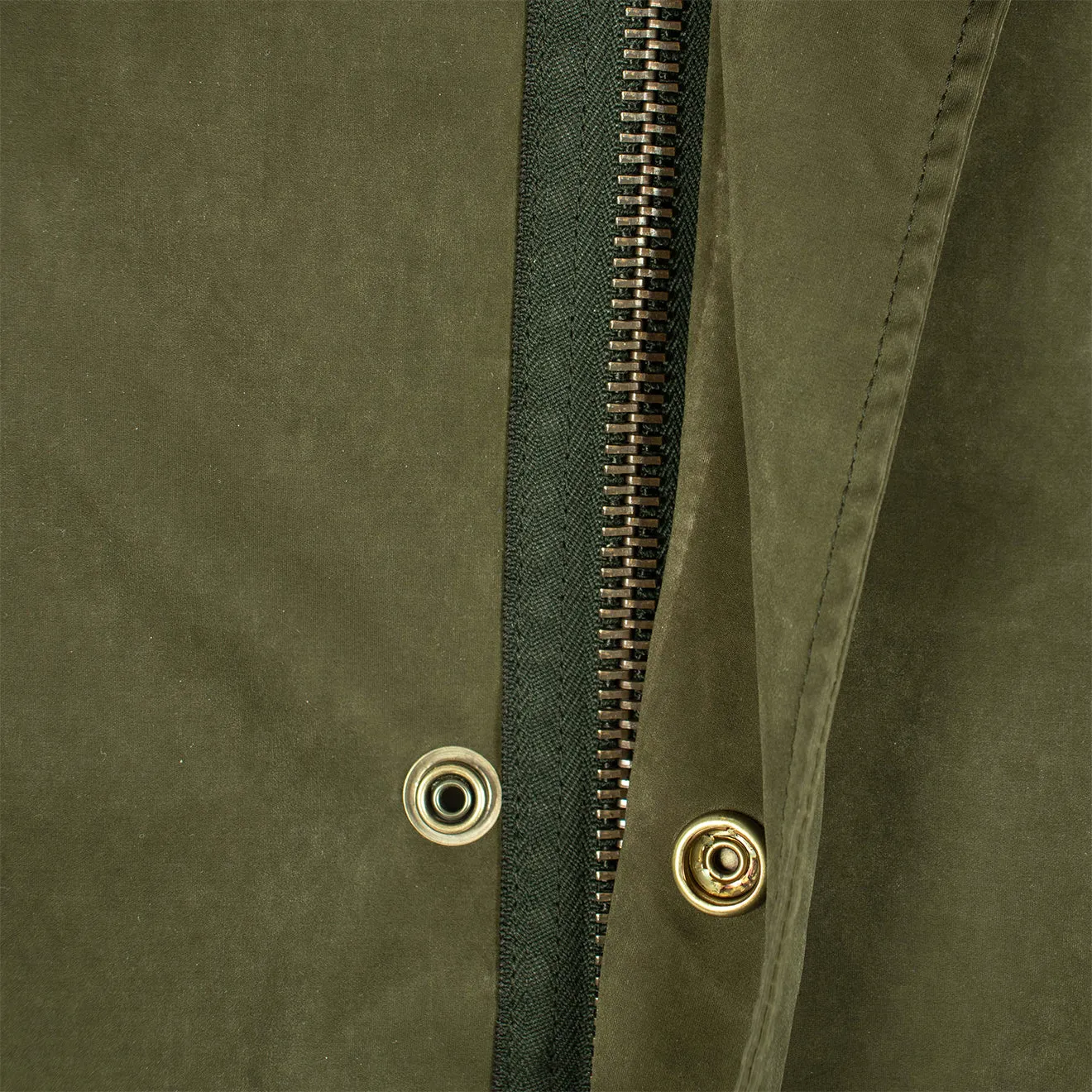 Ten C Kapuzen-Parka Jacke Grün