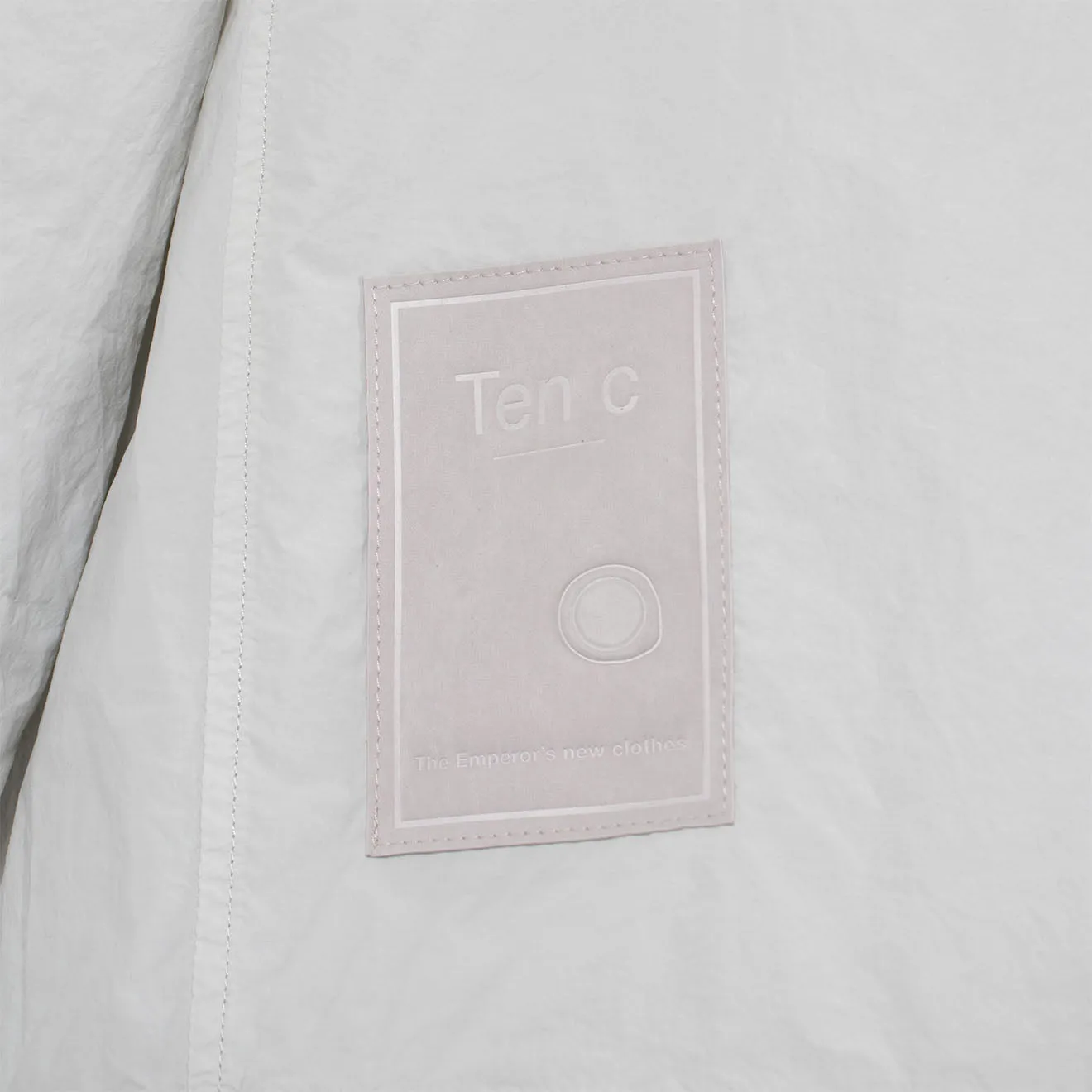 Ten C Leichte Jacke Grau Mikrochip