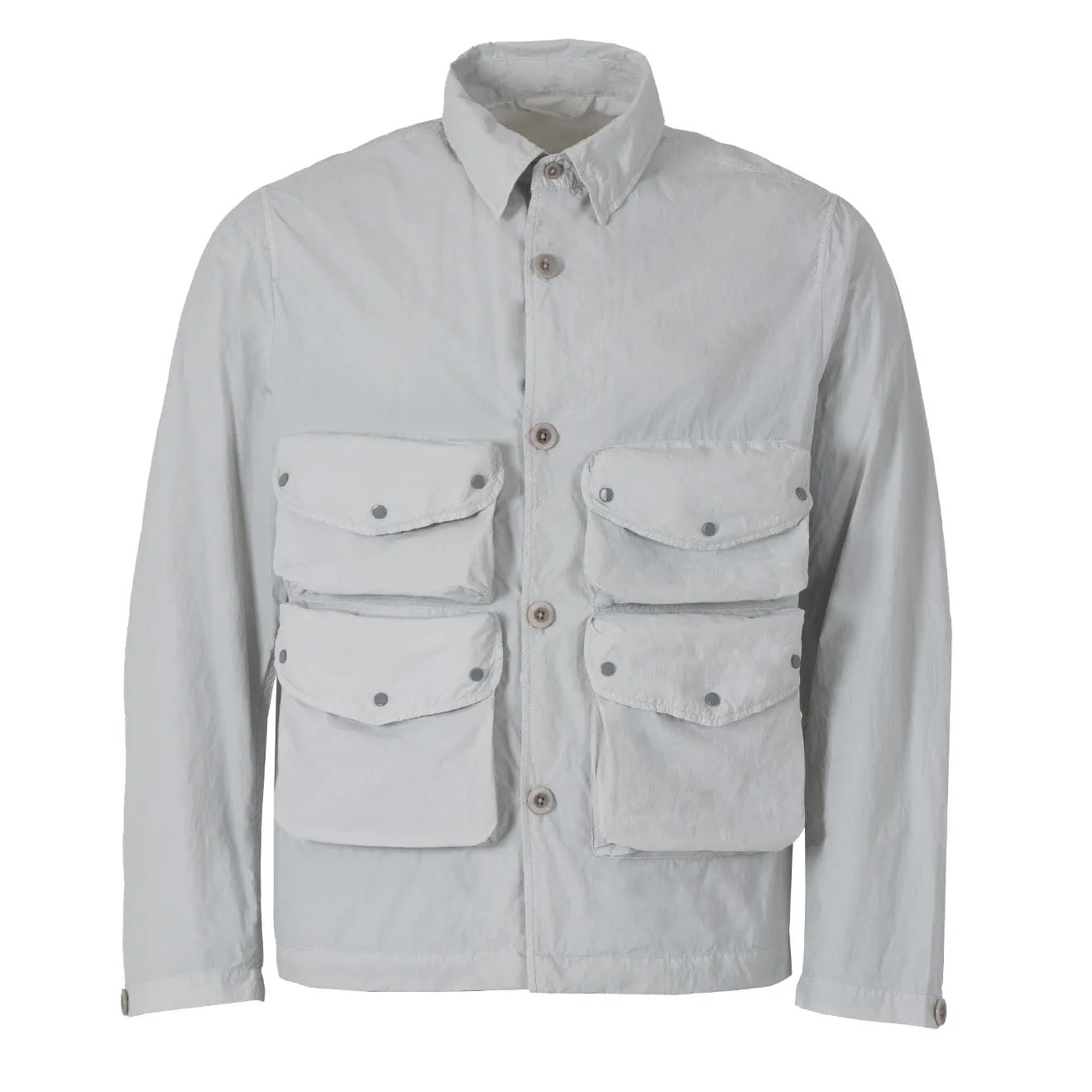 Ten C Leichte Jacke Grau Mikrochip