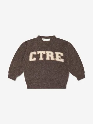 The Couture Club Kids CTRE Sweatshirt in Braun