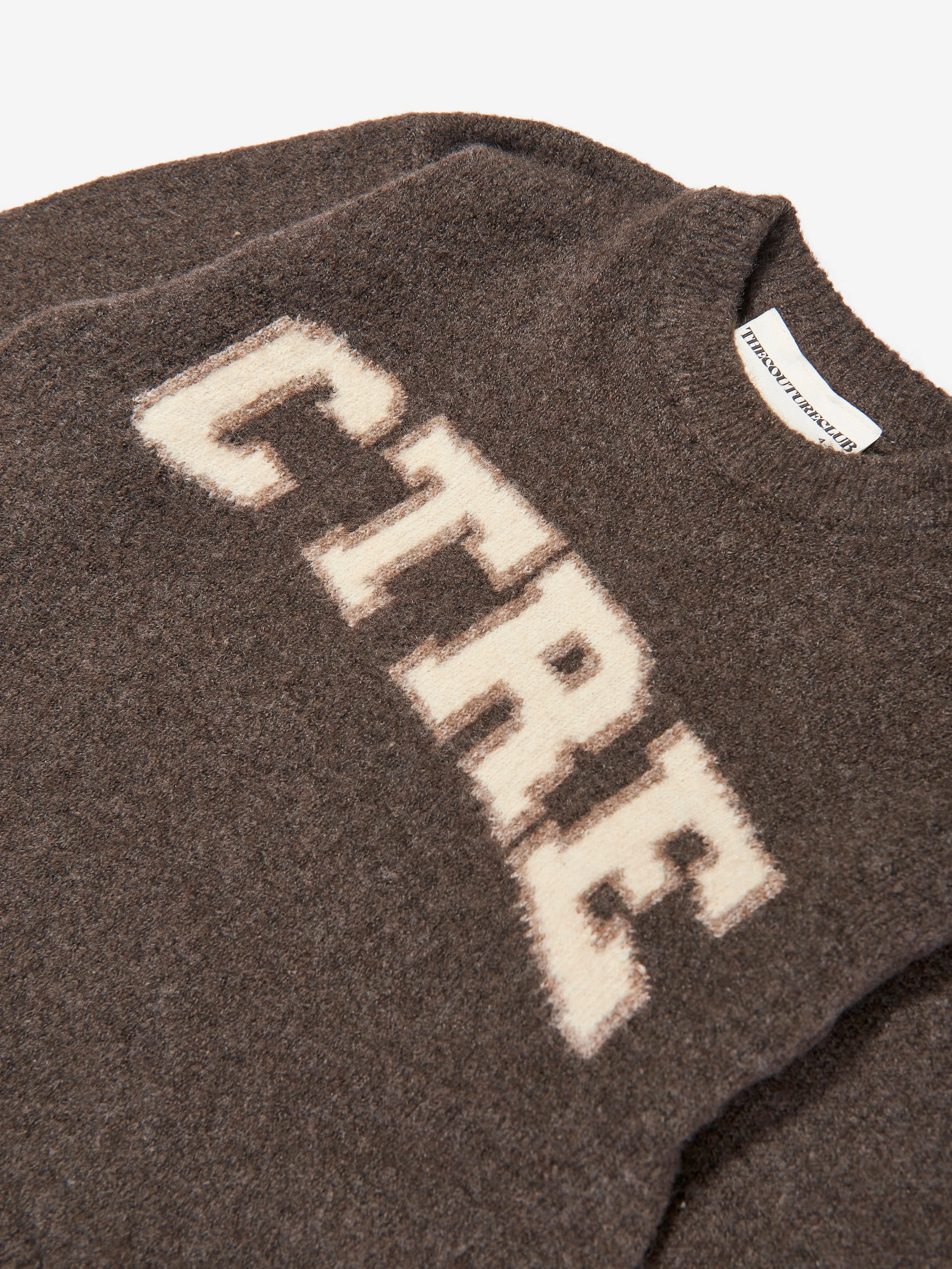 The Couture Club Kids CTRE Sweatshirt in Braun