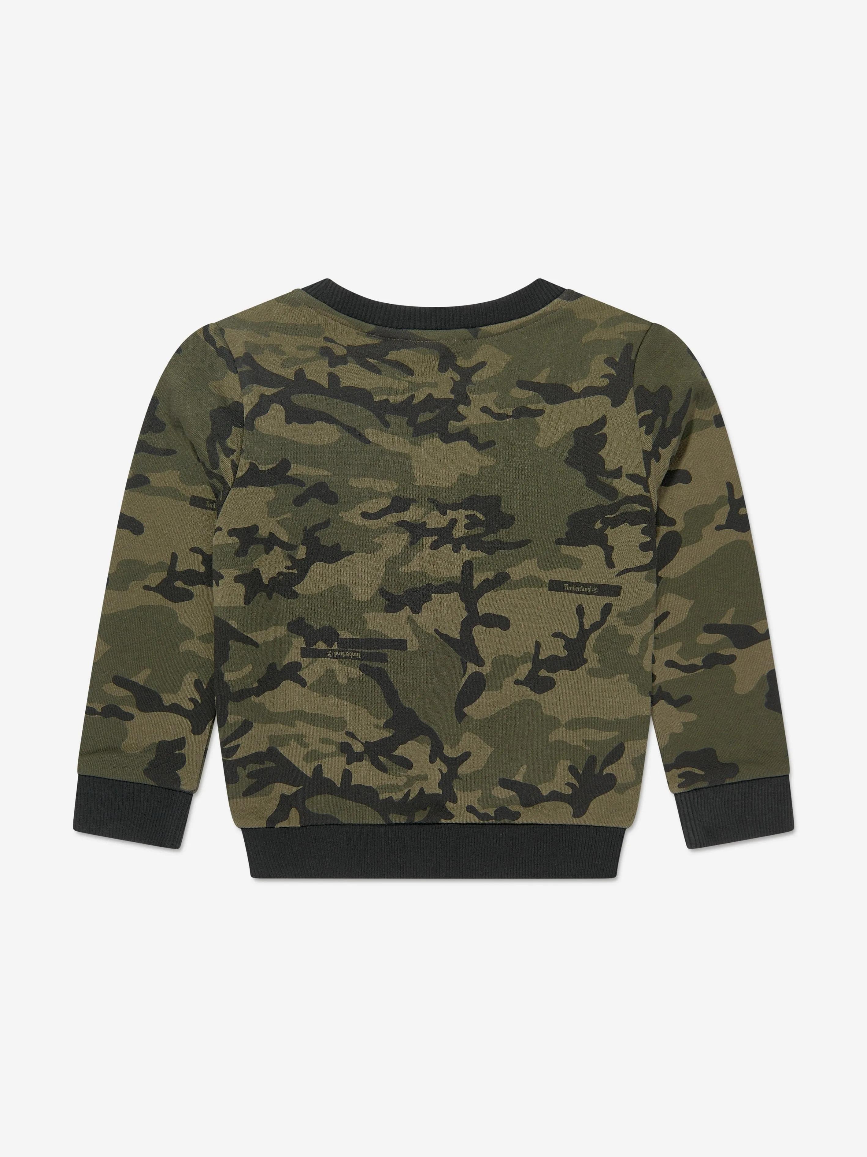 Timberland Jungen Tarnfleck Sweatshirt in Grün