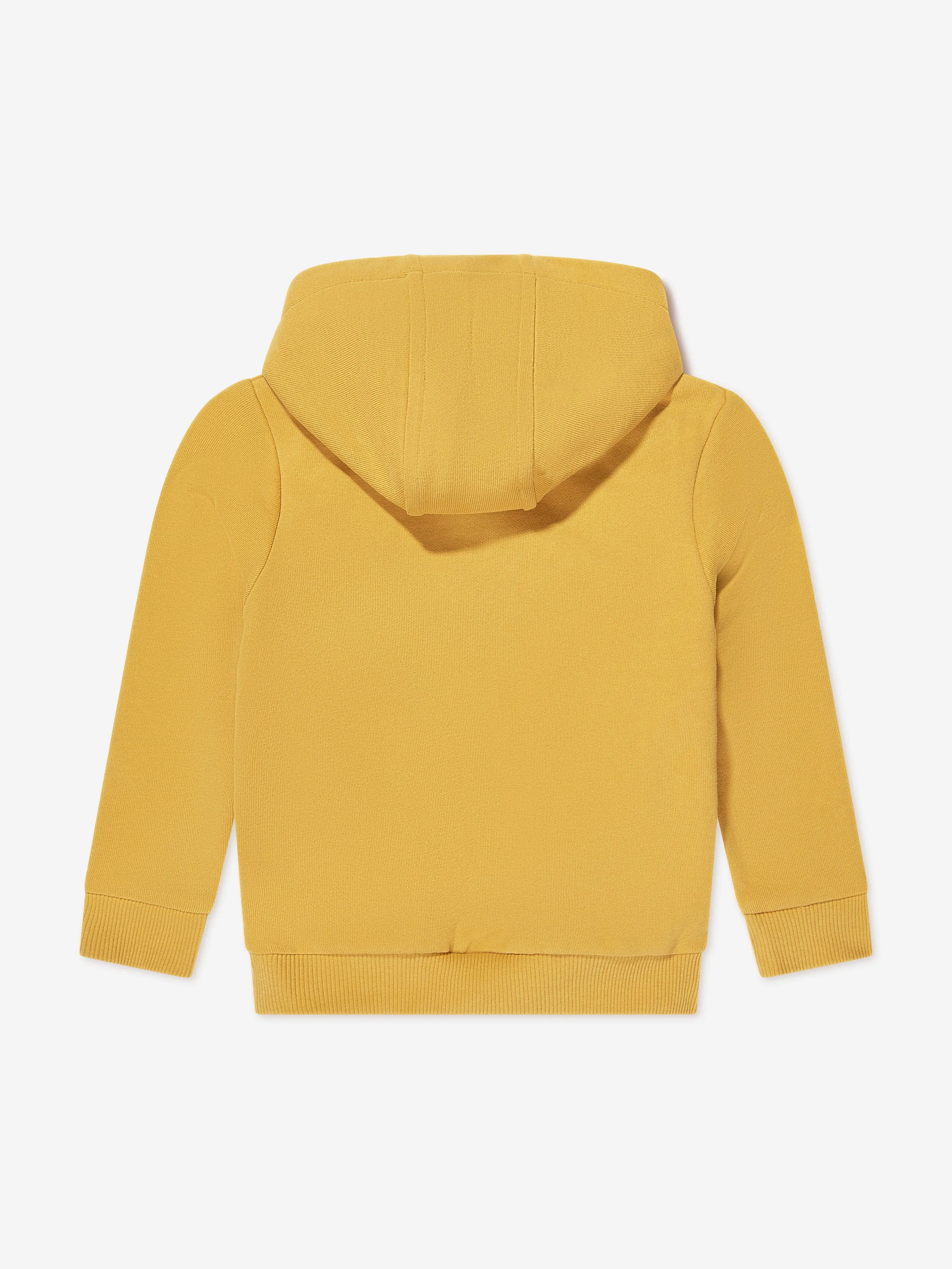 Timberland Jungen Kapuzenpullover mit Logo-Aufdruck in Gelb