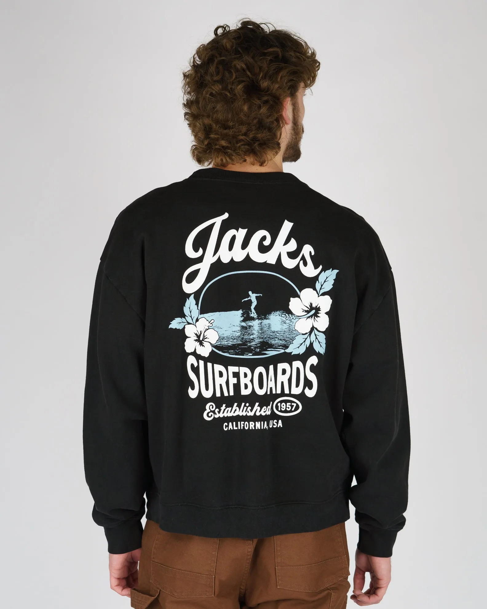 Tip Toe Schwergewicht Crewneck - Schwarz