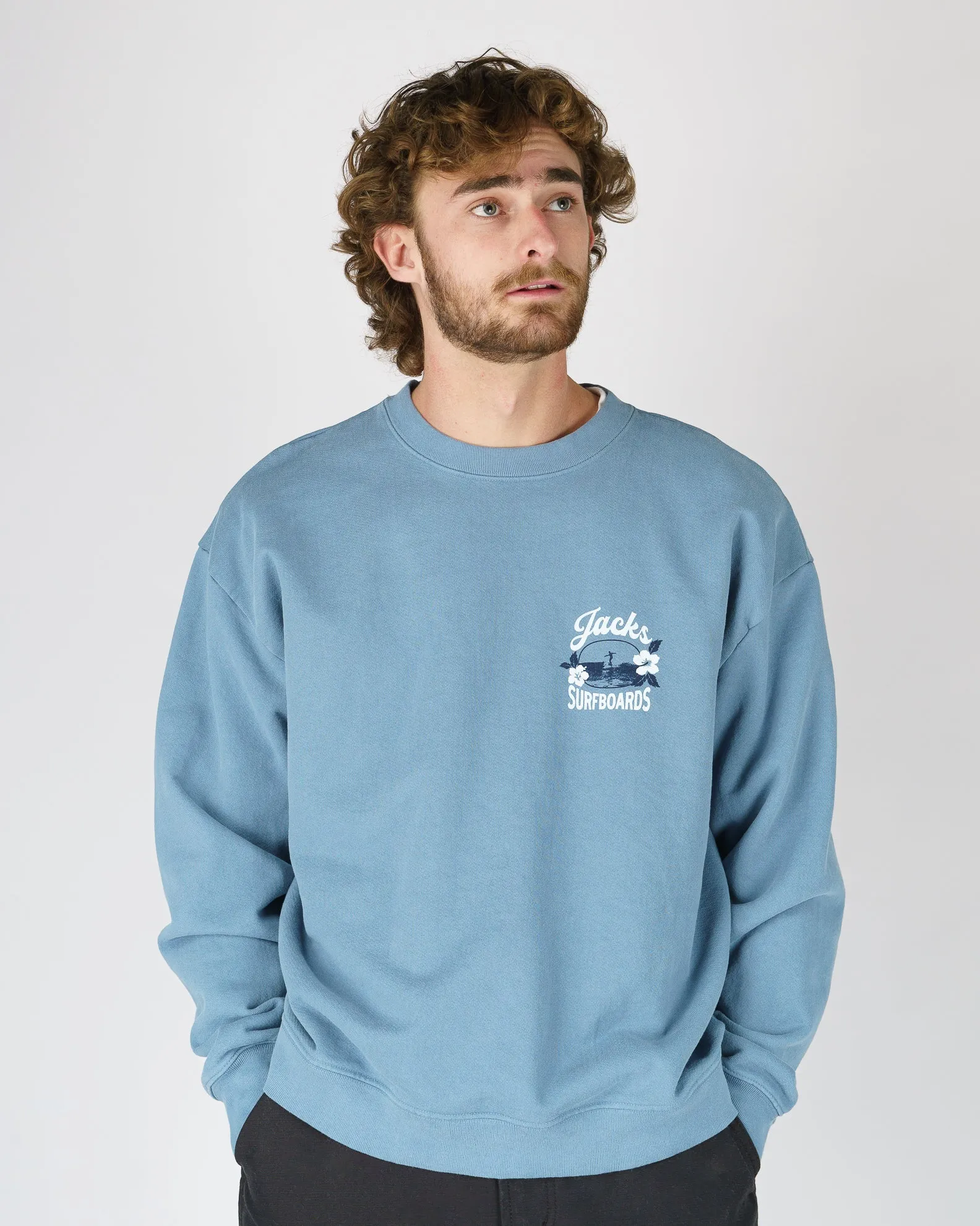 Tip Toe Schwergewicht Crewneck - Blau
