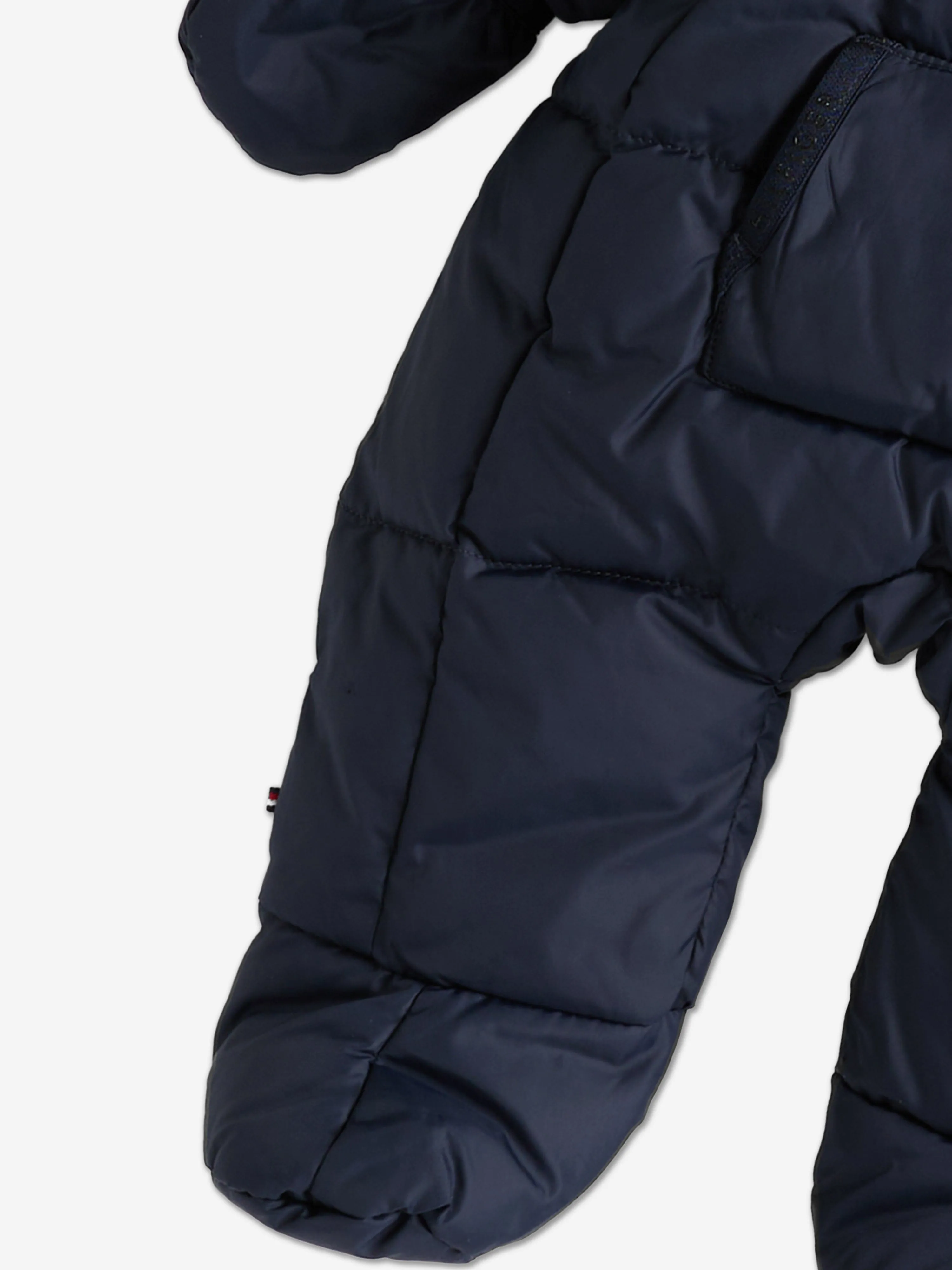 Tommy Hilfiger Baby Kapuzen-Schneeanzug in Marineblau