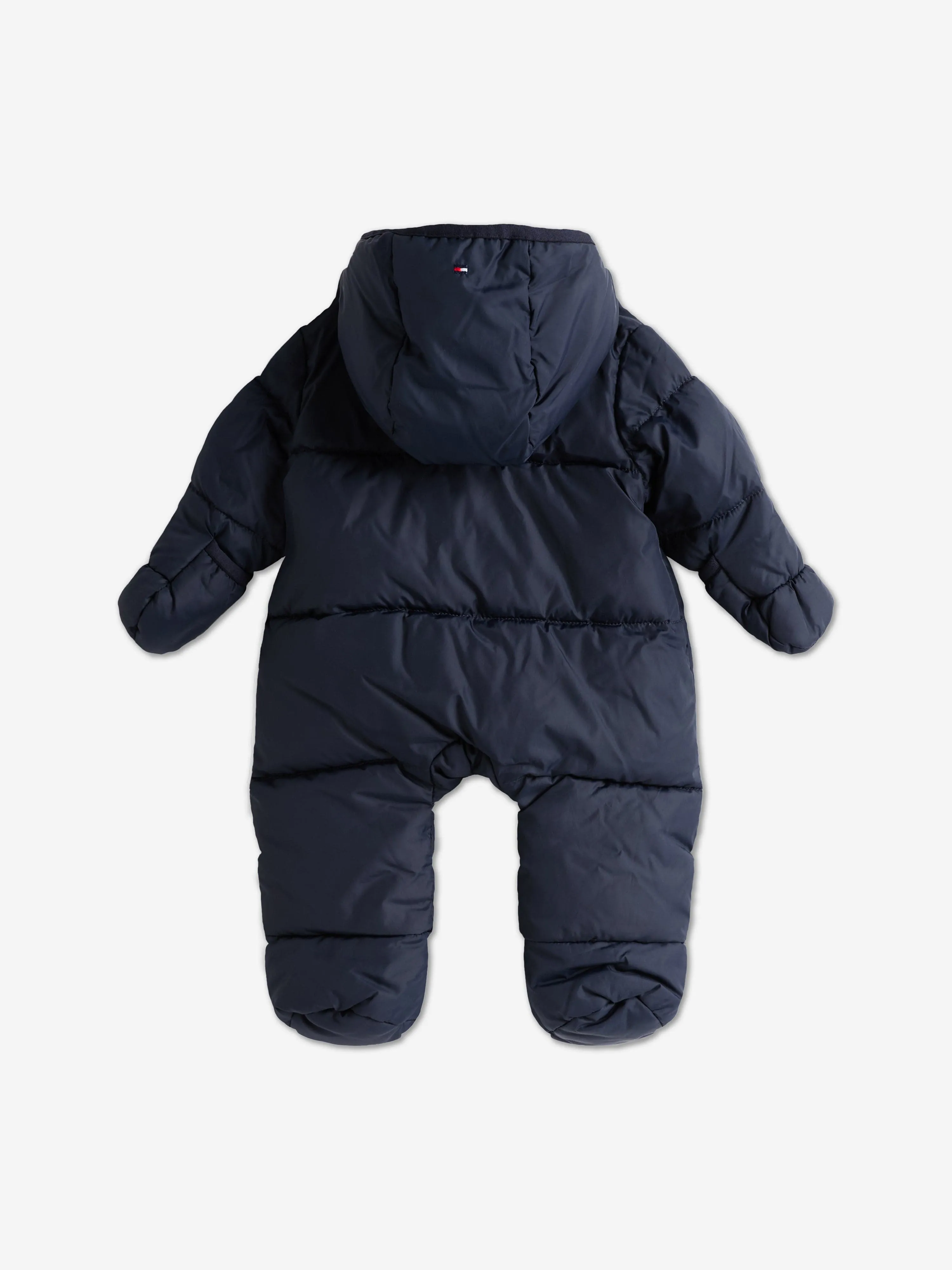 Tommy Hilfiger Baby Kapuzen-Schneeanzug in Marineblau