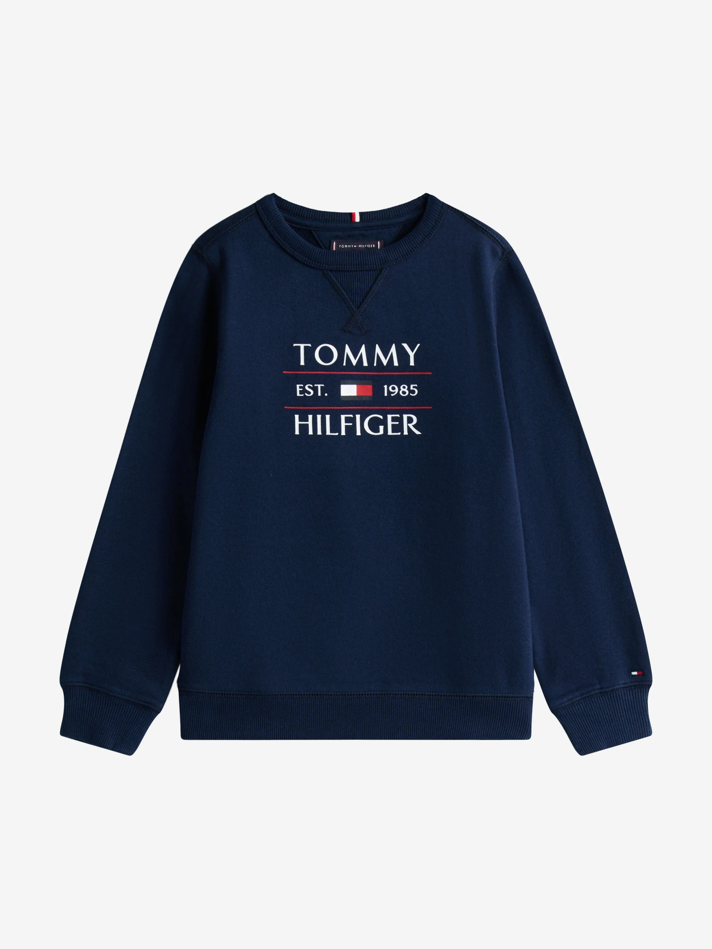 Tommy Hilfiger Jungen Tommy Flag Sweatshirt in Marineblau