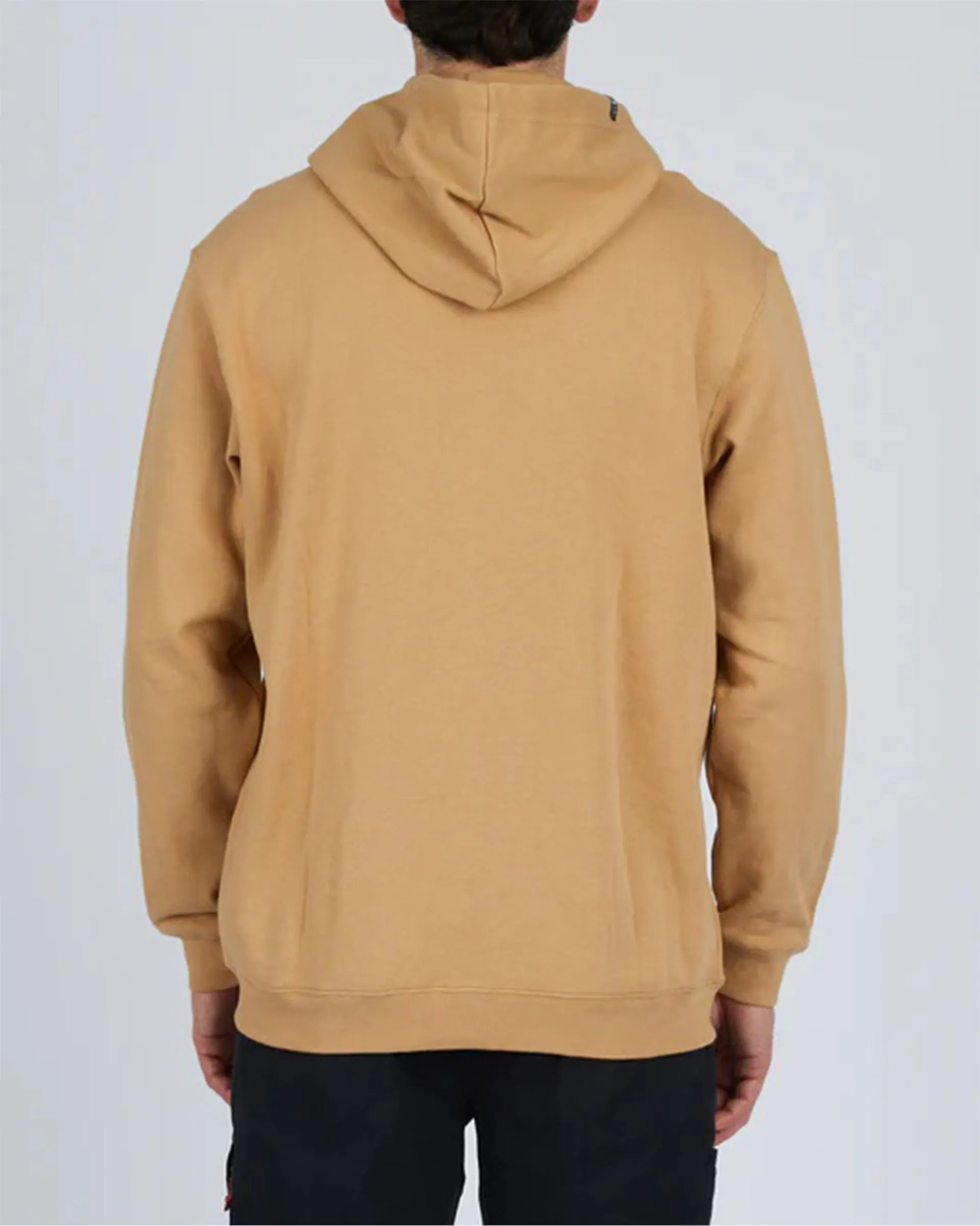 Top-Stitch-Reißverschluss-Fleece-Hoodie - Sandstein