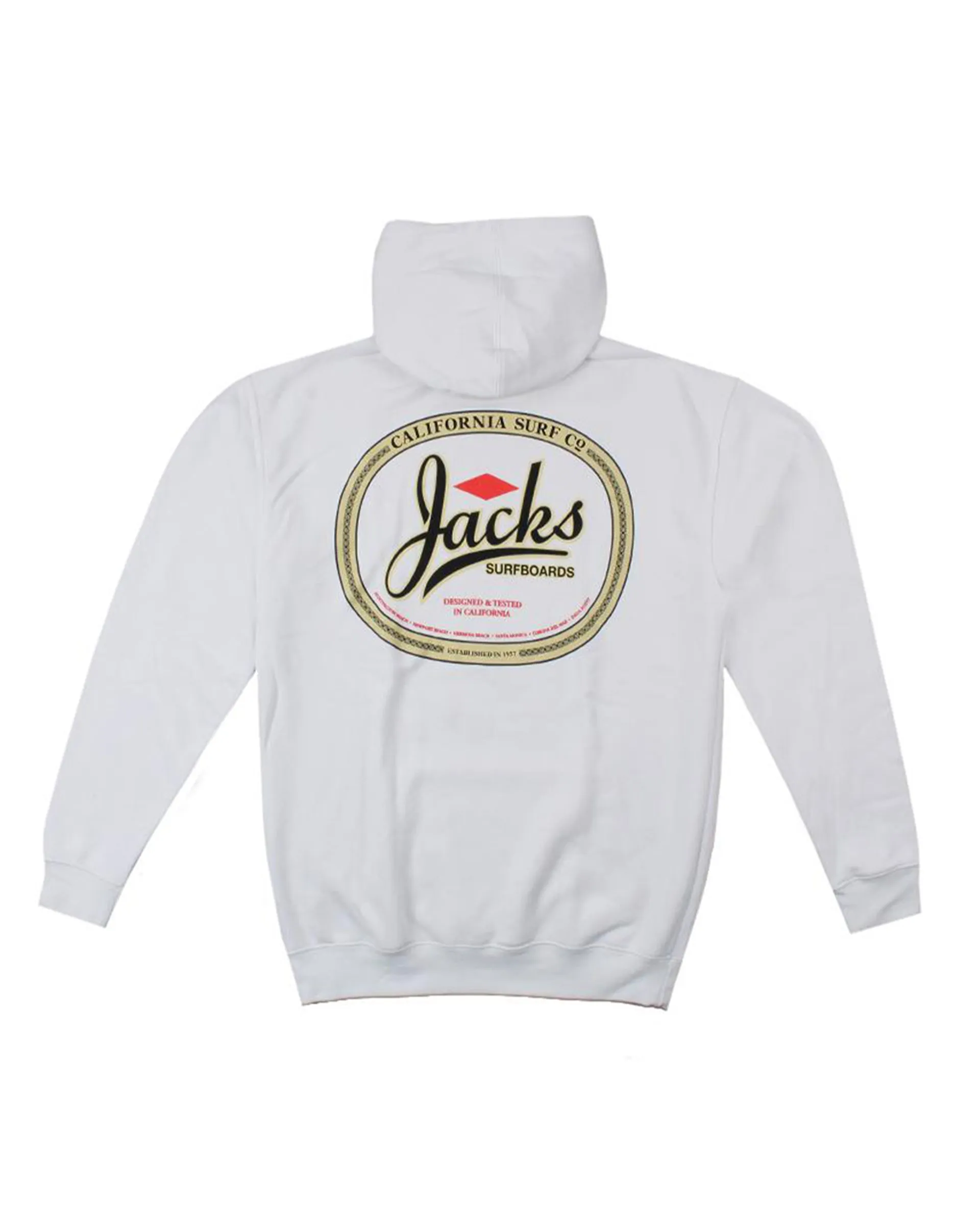 Trenton Classic Pullover Hoodie - Weiß