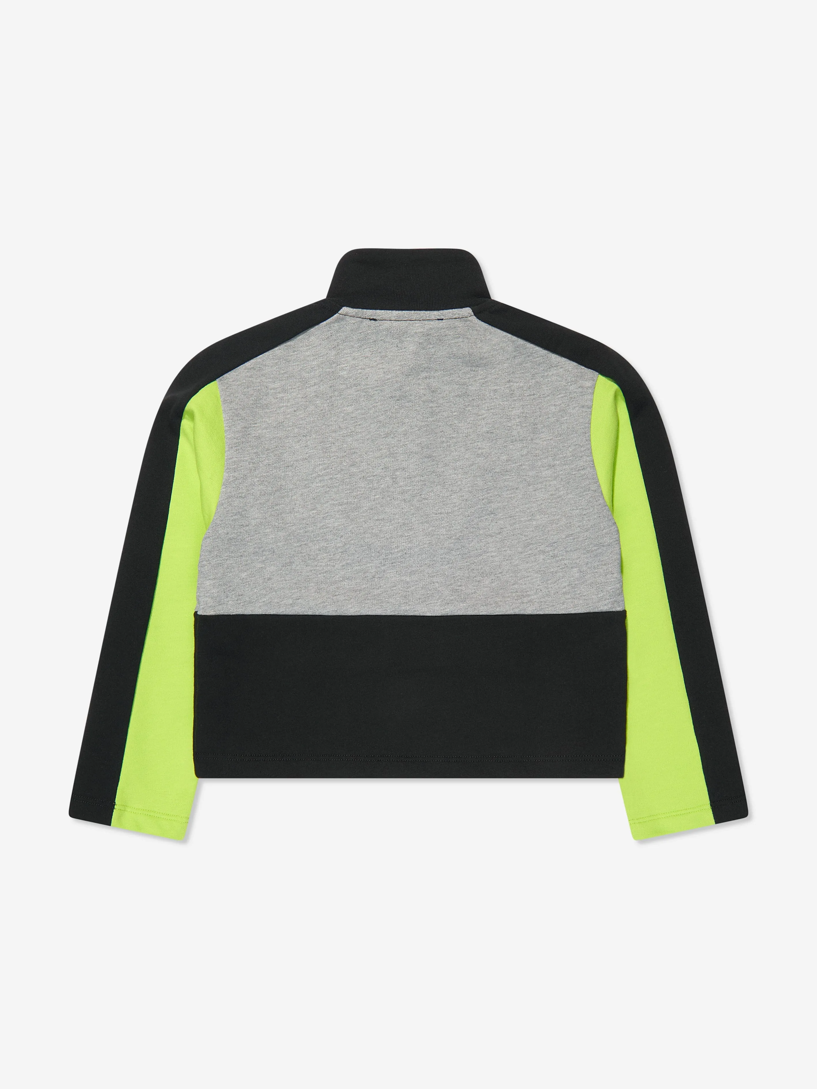 Versace Boys Halbzip-Pullover in Grau
