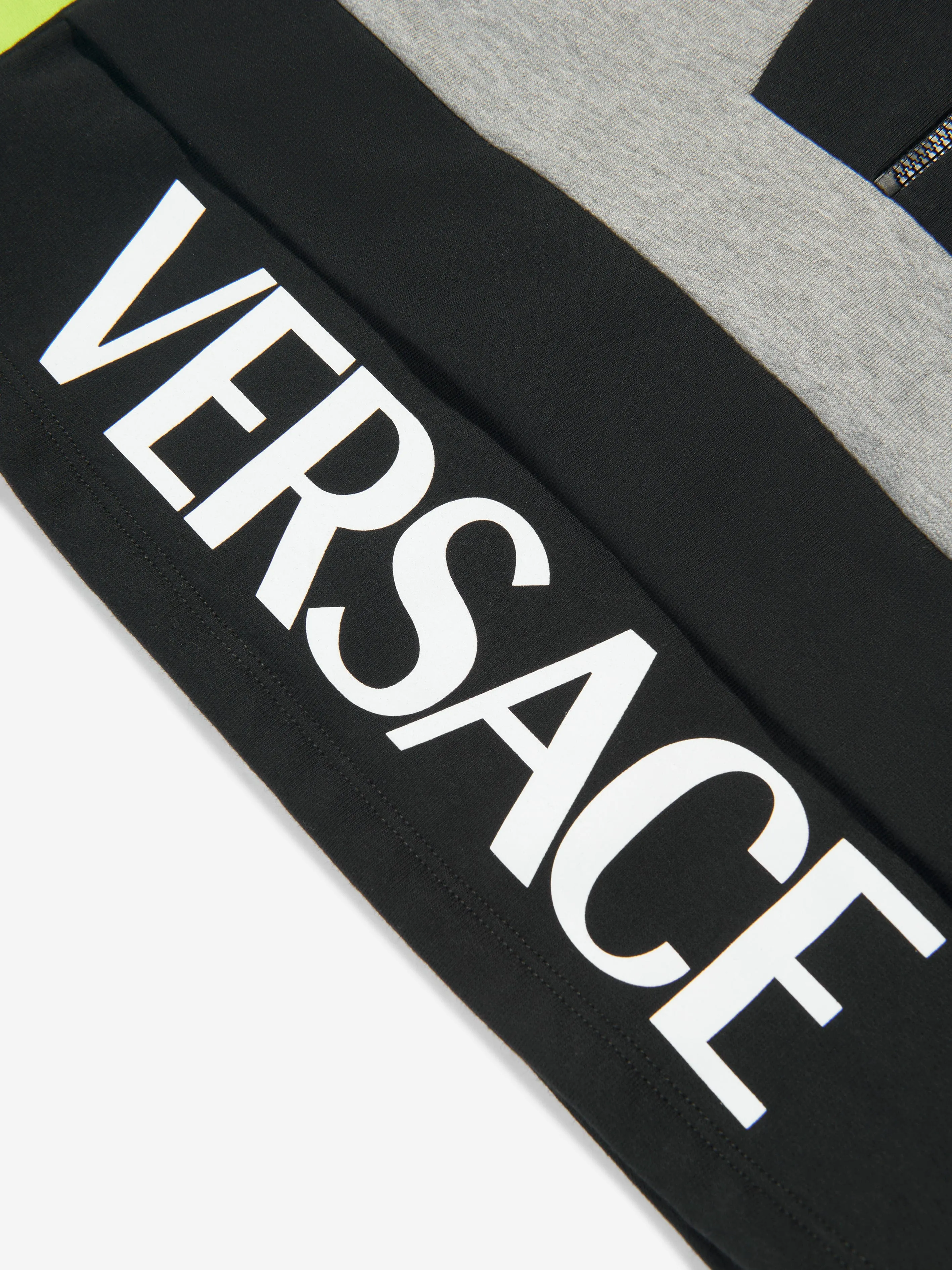 Versace Boys Halbzip-Pullover in Grau