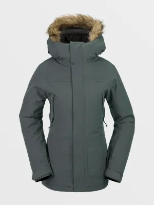 Volcom Shadow Isolierte Damen-Snowboard- & Skijacke Eukalyptus Volcom