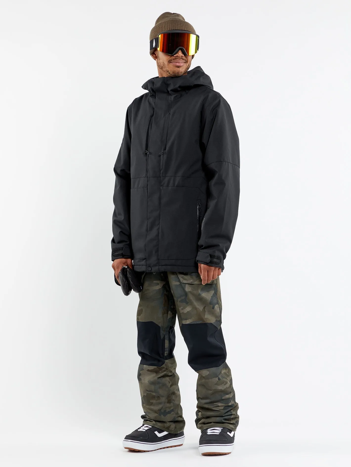 Volcom V.Co Op Isolierte Herren-Snowboard- & Skijacke Schwarz Volcom
