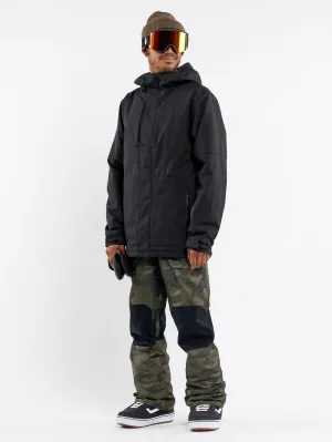 Volcom V.Co Op Isolierte Herren-Snowboard- & Skijacke Schwarz Volcom