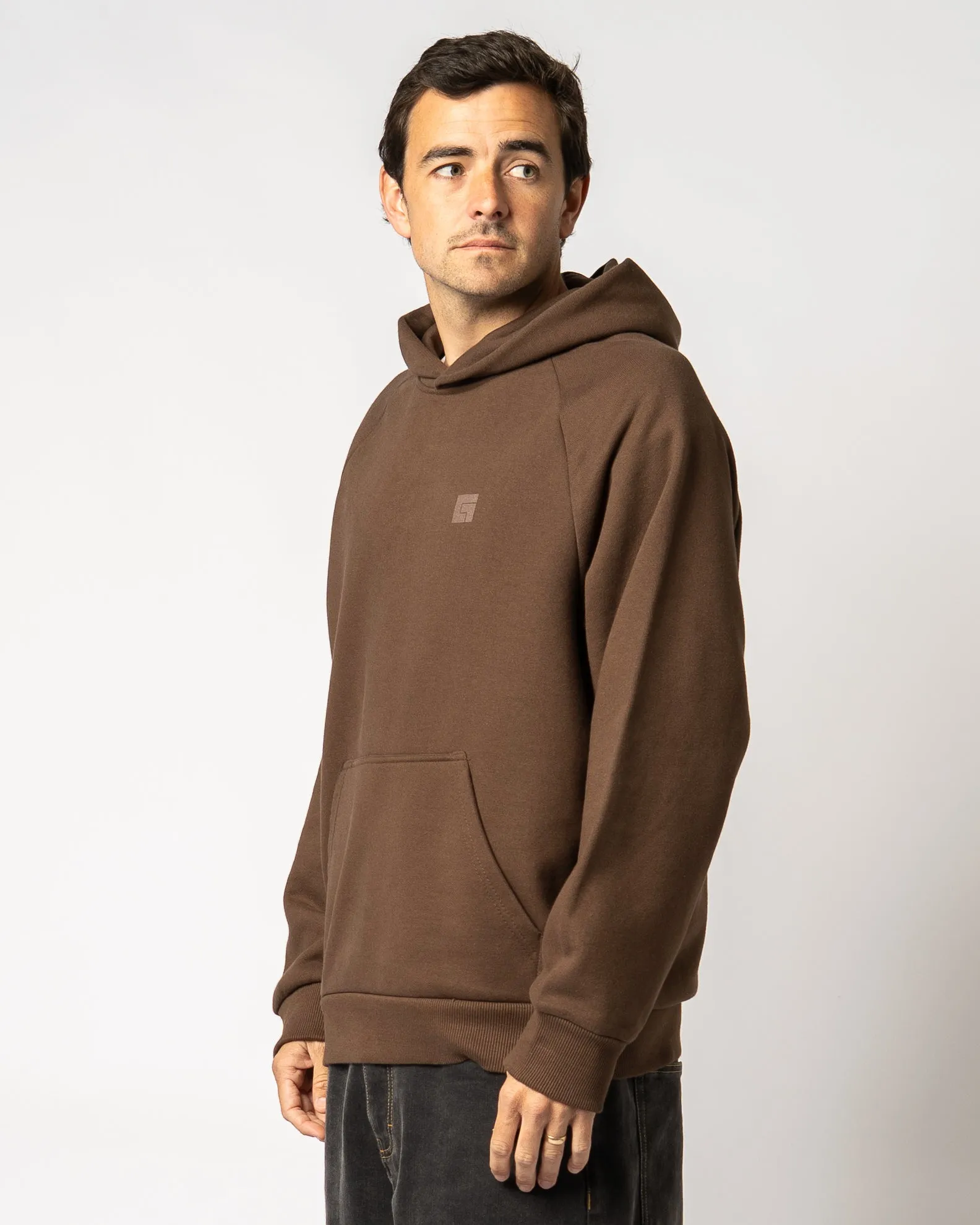 Volt Pullover Hoodie - Schokoladenbraun
